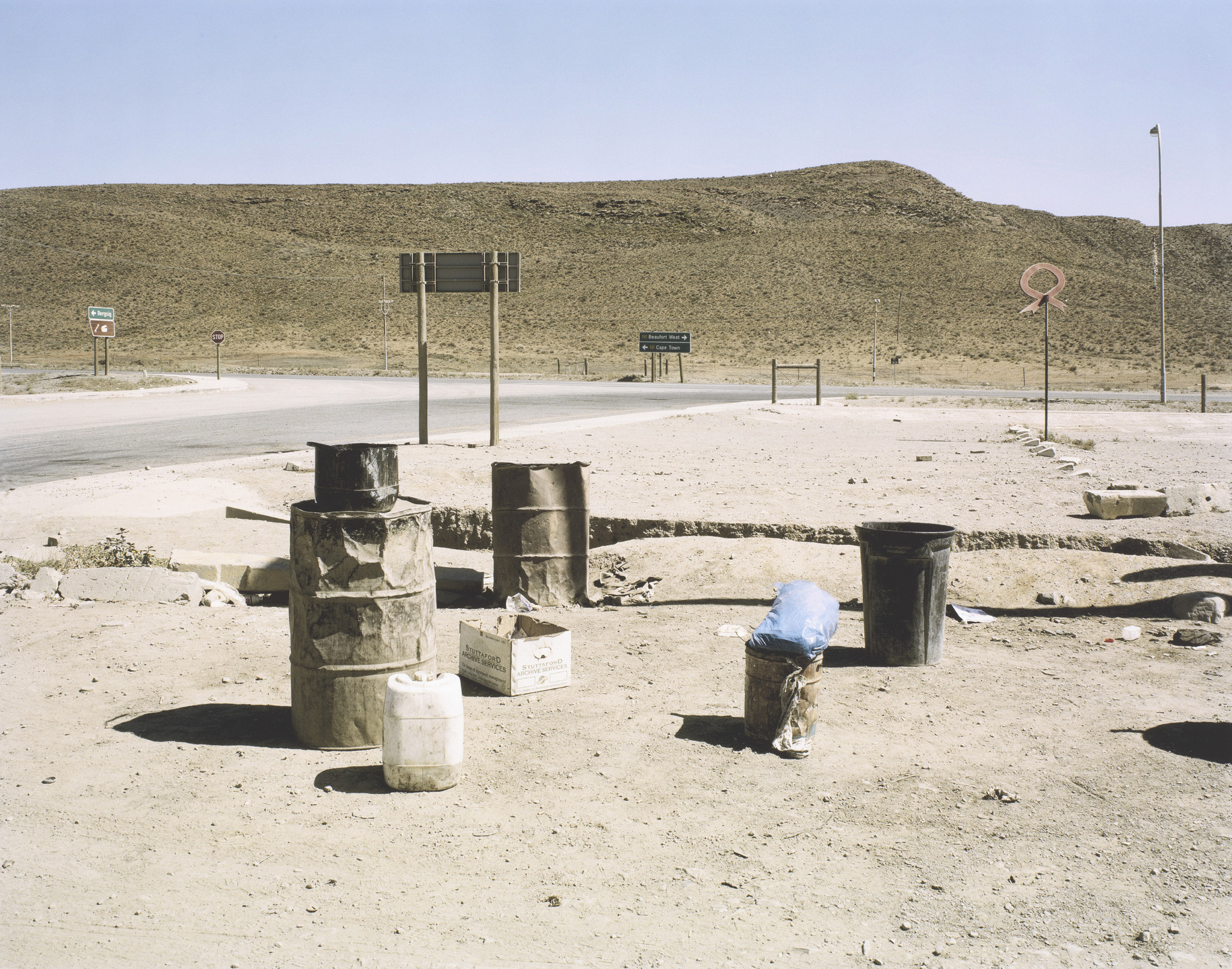 David Goldblatt. The N1 at Lategan&#39;s Truck Inn, Laingsburg, in the Time of AIDS. November 14, 2004