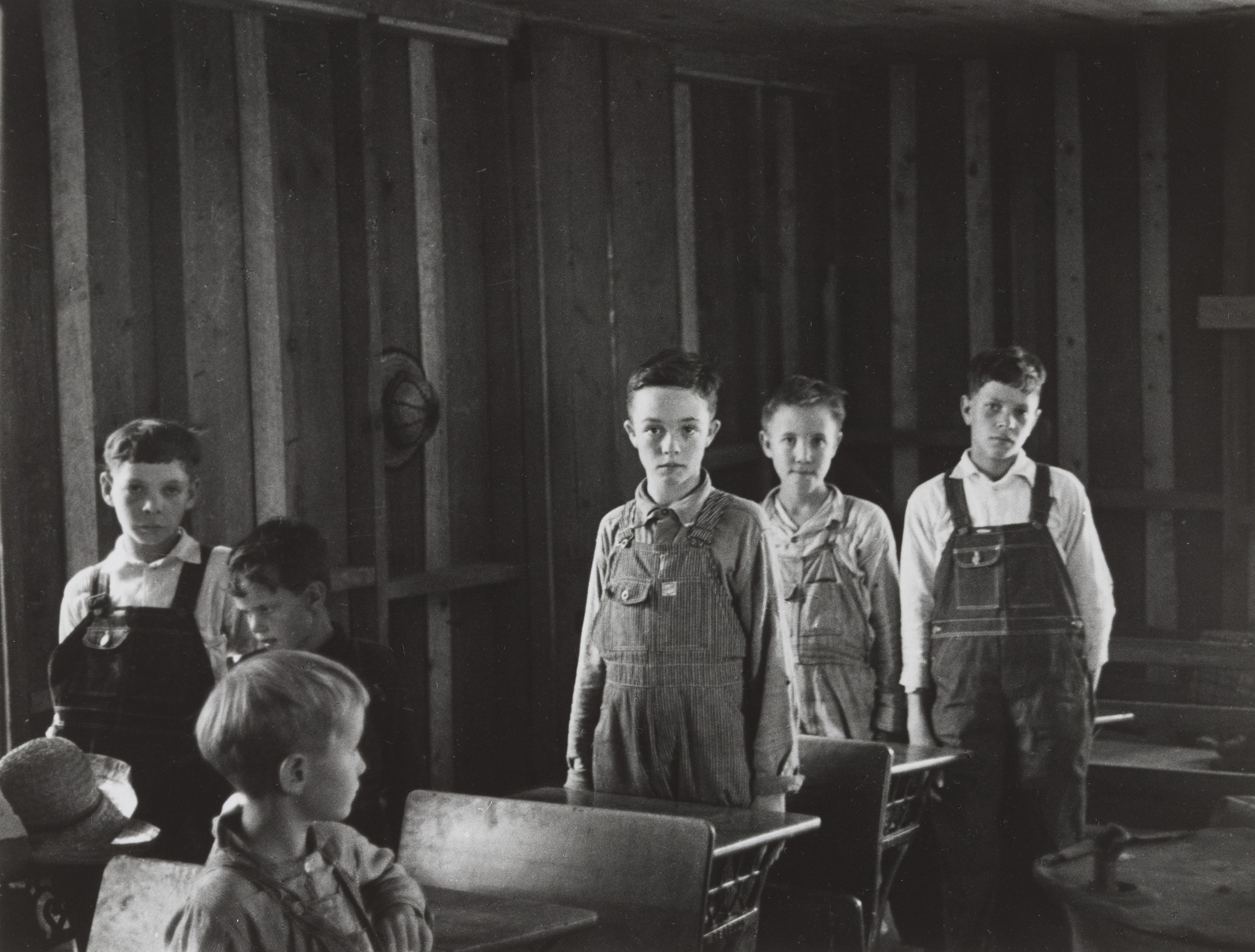 Ben Shahn. Interior of Ozark School, Arkansas