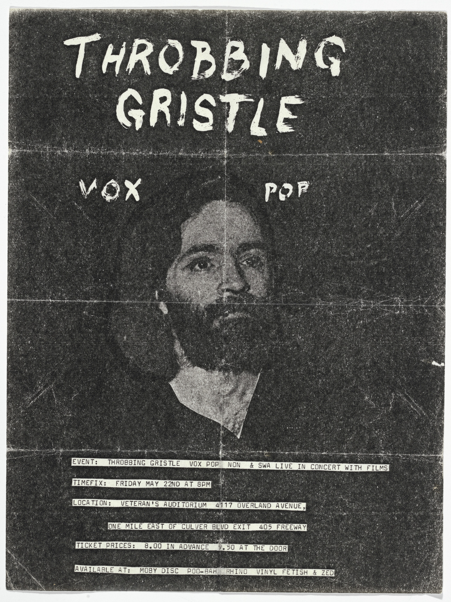 Unidentified Designer. Throbbing Gristle. 1981 | MoMA