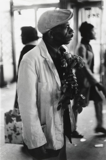 Man with Roses, 125th. St. NYC