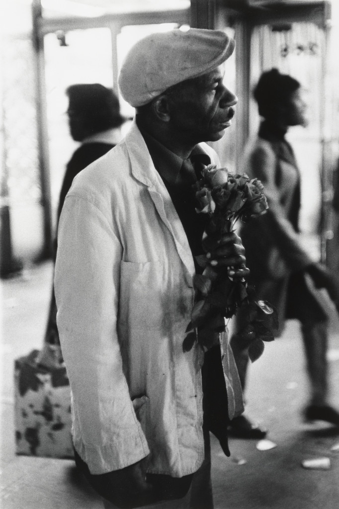 Man with Roses, 125th. St. NYC