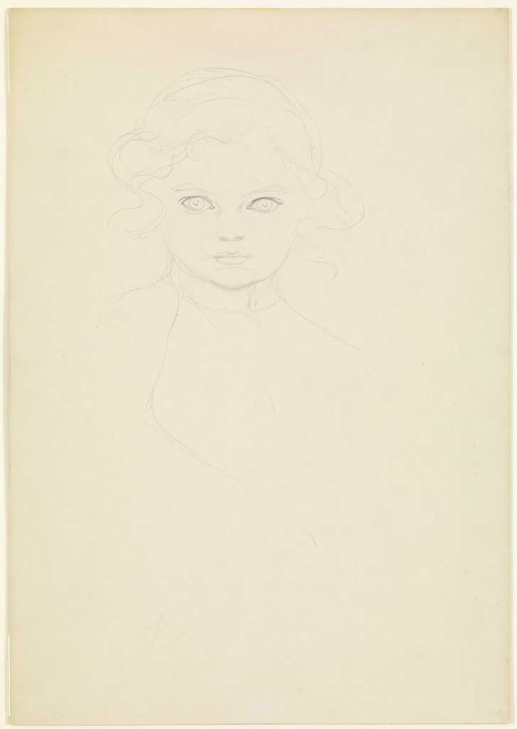 Head of a Child by Alphonse Mucha