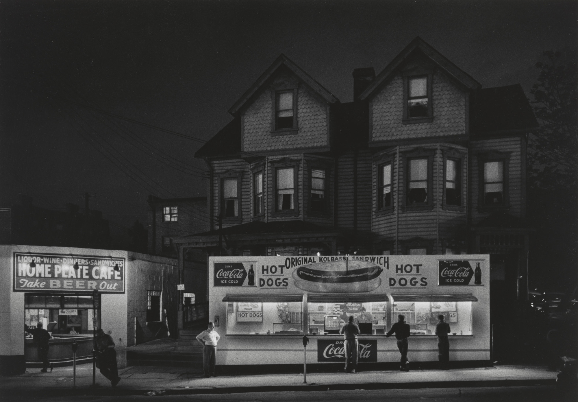 W. Eugene Smith. Home Plate Café and Hot Dog Stand near Forbes Field