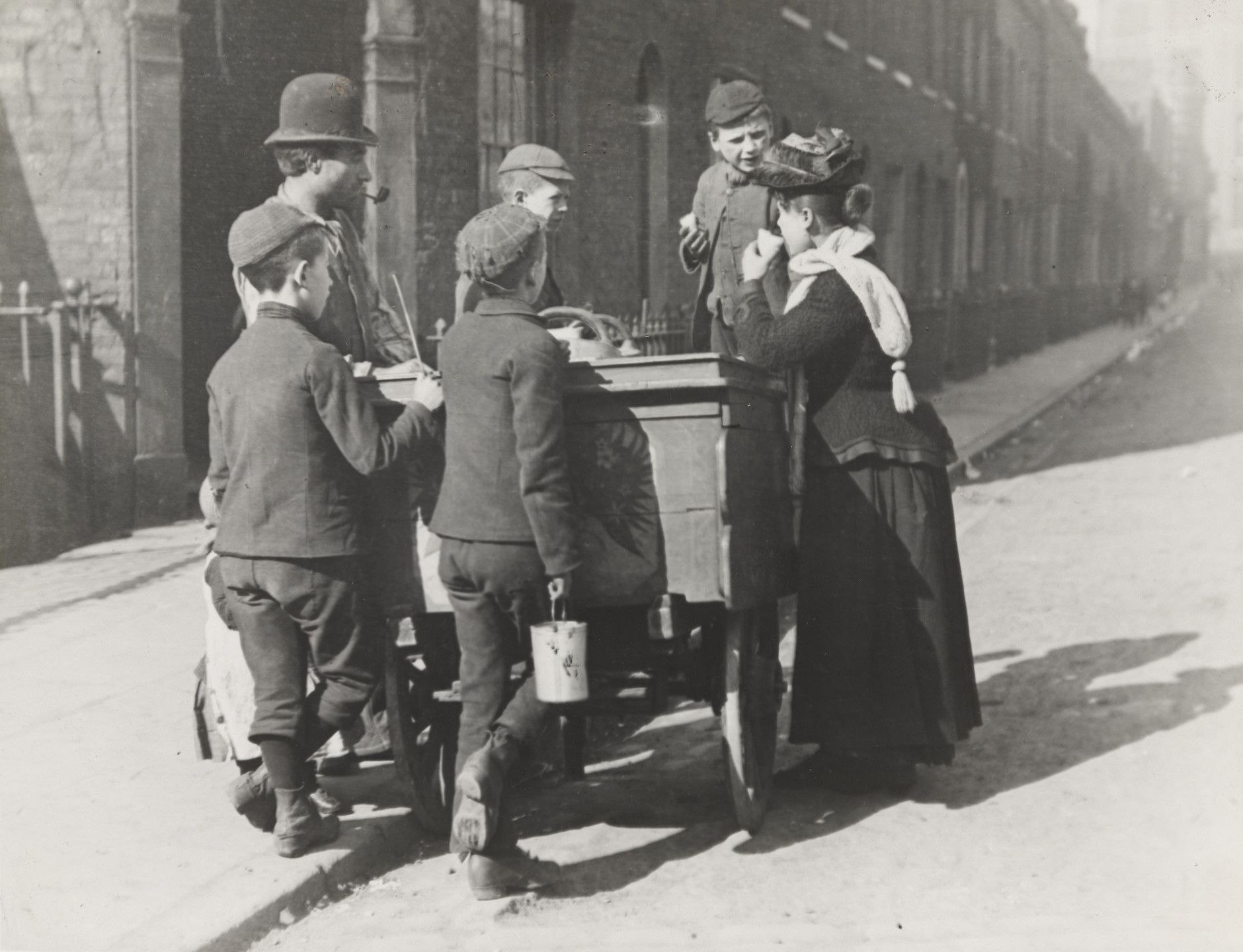 Paul Martin. Ice-Cream Barrow, &#34;An Altercation&#34;. 1893-96