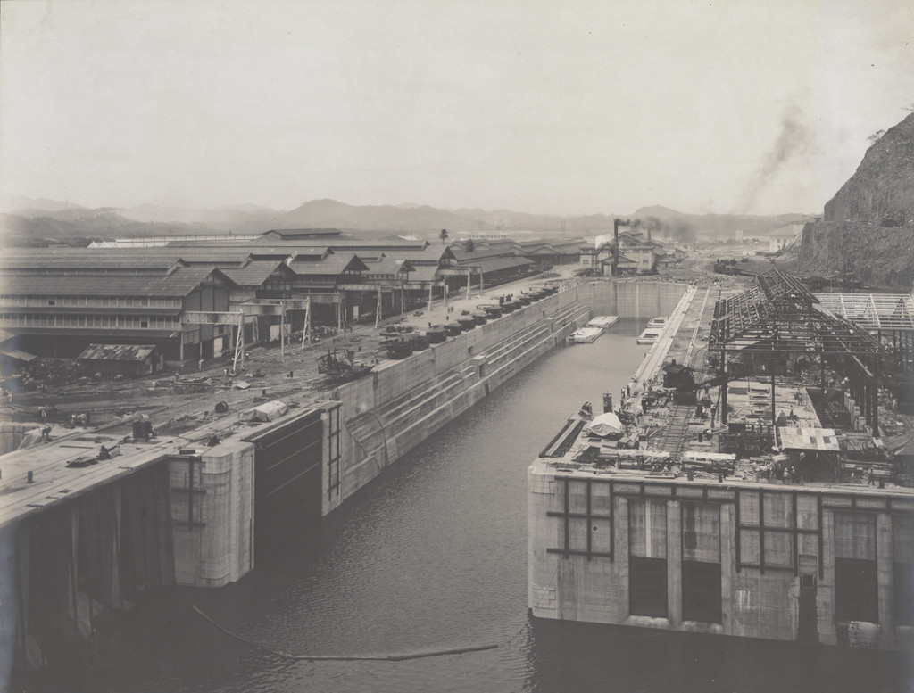 Balboa Terminals. Dry Dock #1. General view. Looking east