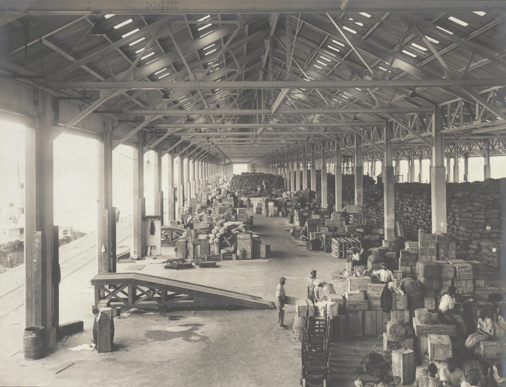 Balboa Terminals. Interior of Pier #18