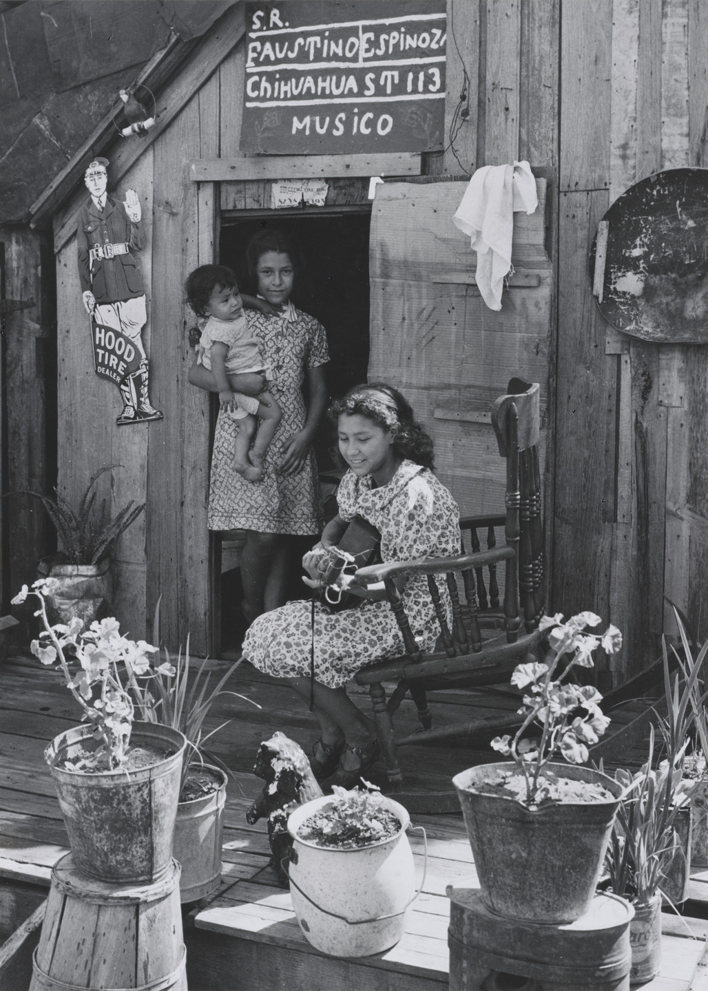 Peter Sekaer. San Antonio, Texas, Two Members of One of America&#39;s Most Oppressed Minorities--Mexicans in San Antonio, Texas--Who Do Not Lead Cheerless Lives,. 1939