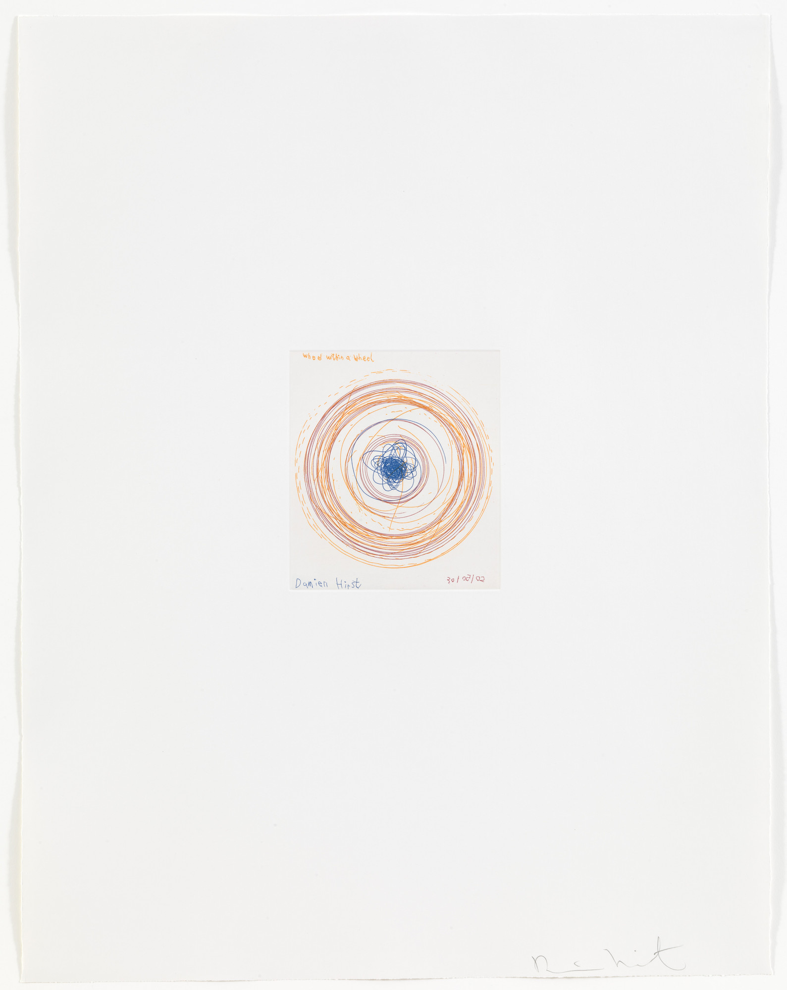 Damien Hirst. Wheel within a wheel from In a Spin, the Action of the World on Things , Volume 1