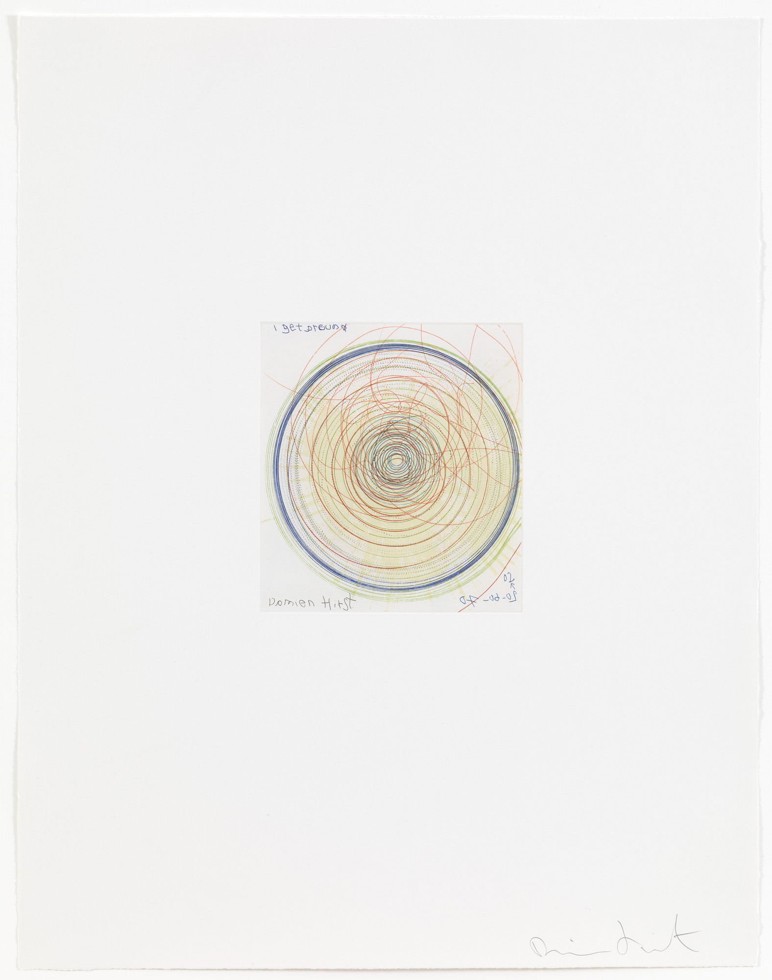 Damien Hirst. I get around from In a Spin, the Action of the World on Things , Volume 1