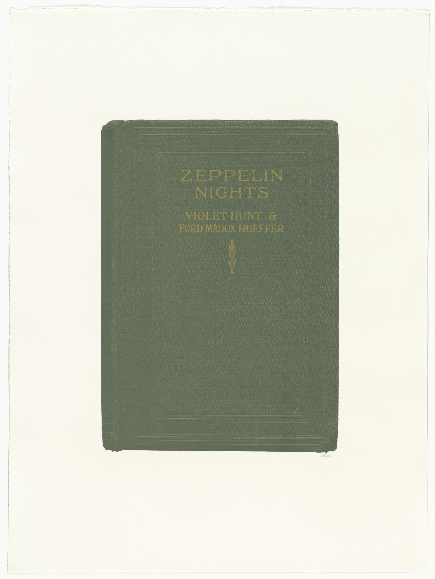R. B. Kitaj. Zeppelin Nights from In Our Time: Covers for a Small Library After the Life for the Most Part