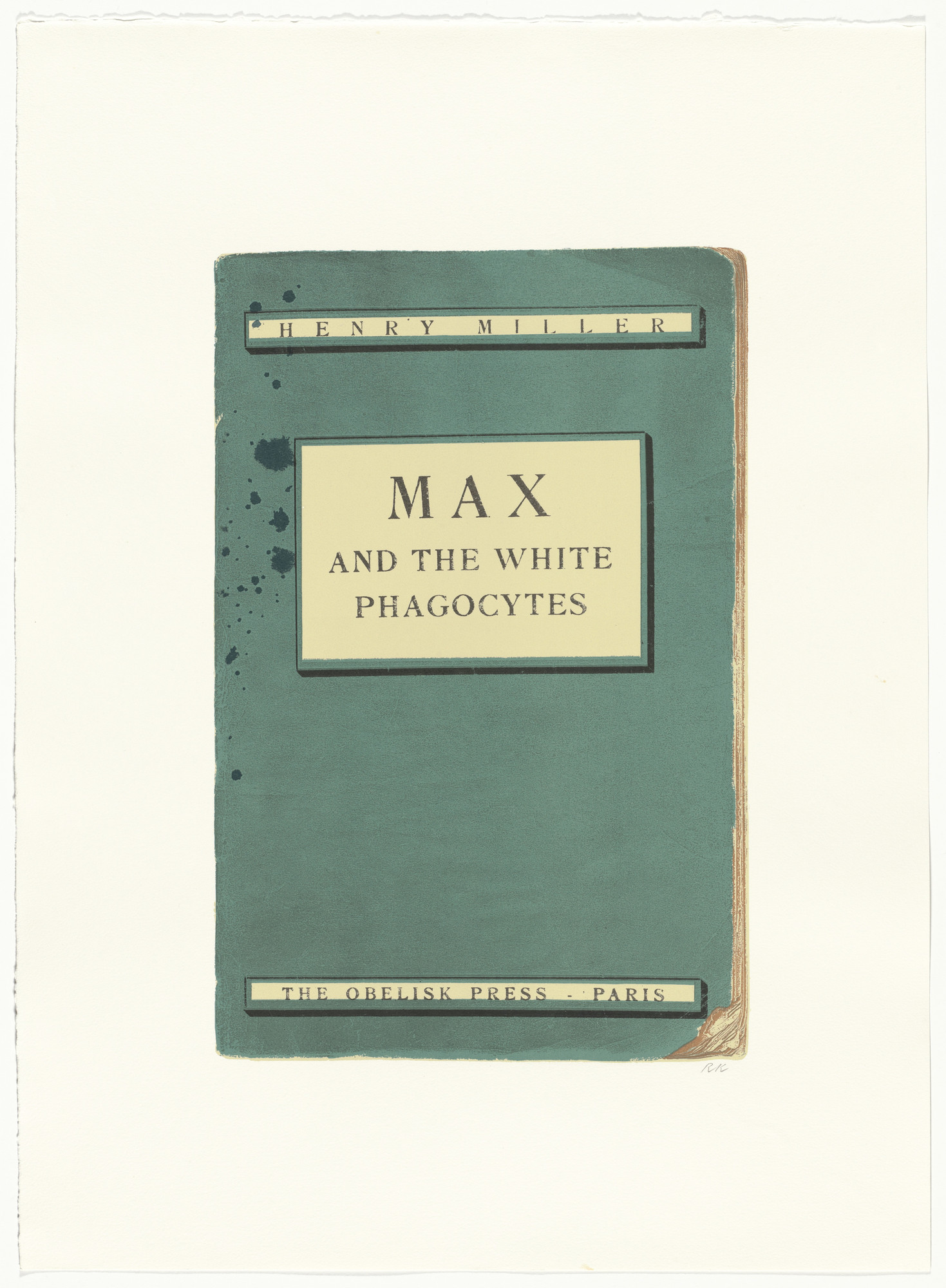 R. B. Kitaj. Max and the White Phagocytes from In Our Time: Covers for a Small Library After the Life for the Most Part