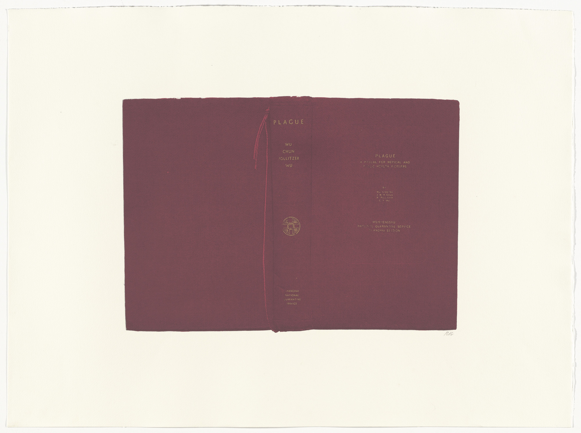 R. B. Kitaj. Plague from In Our Time: Covers for a Small Library After the Life for the Most Part