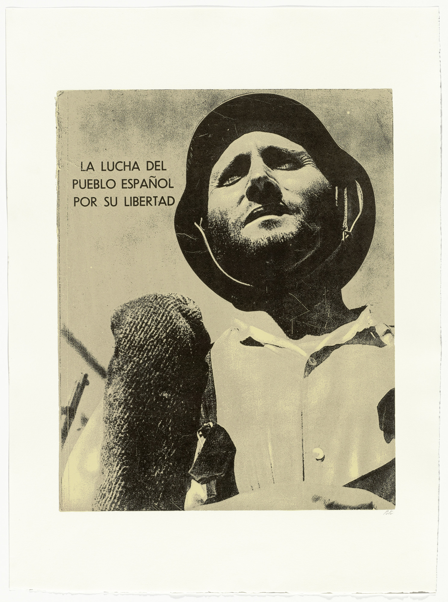 R. B. Kitaj. La Lucha del Pueblo Español por su Libertad from In Our Time: Covers for a Small Library After the Life for the Most Part