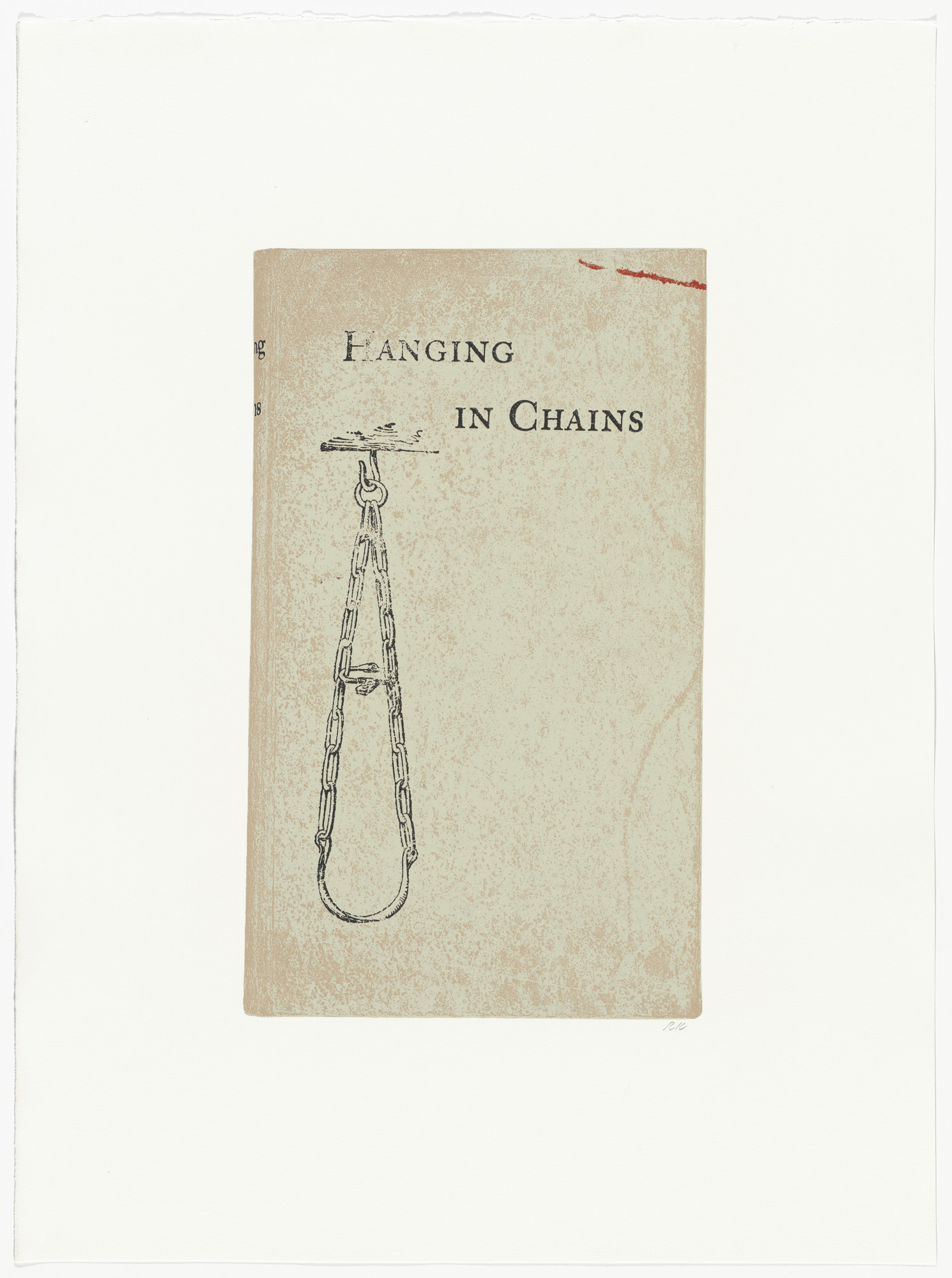 R. B. Kitaj. Hanging in Chains from In Our Time: Covers for a Small Library After the Life for the Most Part