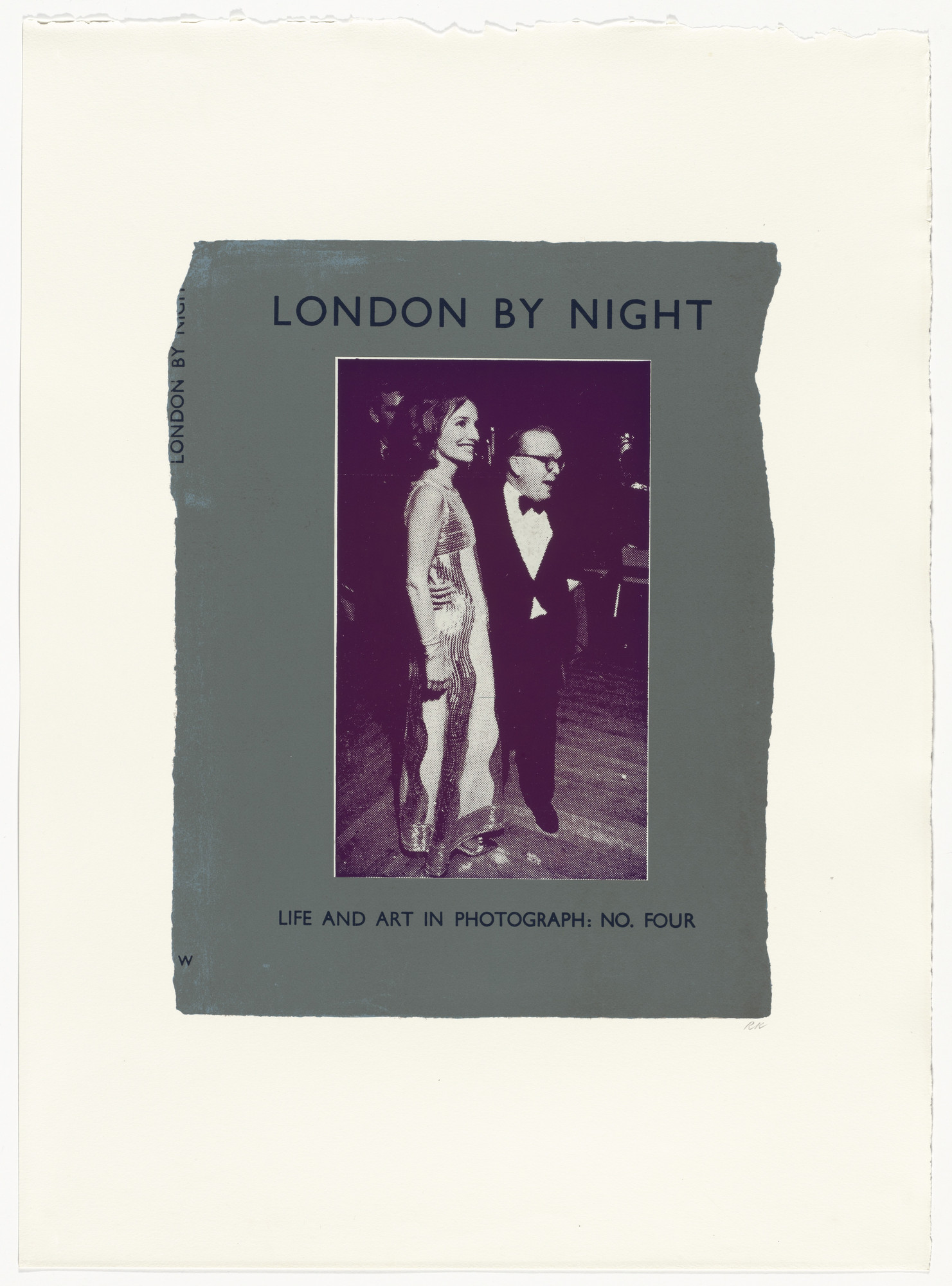 R. B. Kitaj. London by Night - Life and Art in Photograph; no. four from In Our Time: Covers for a Small Library After the Life for the Most Part