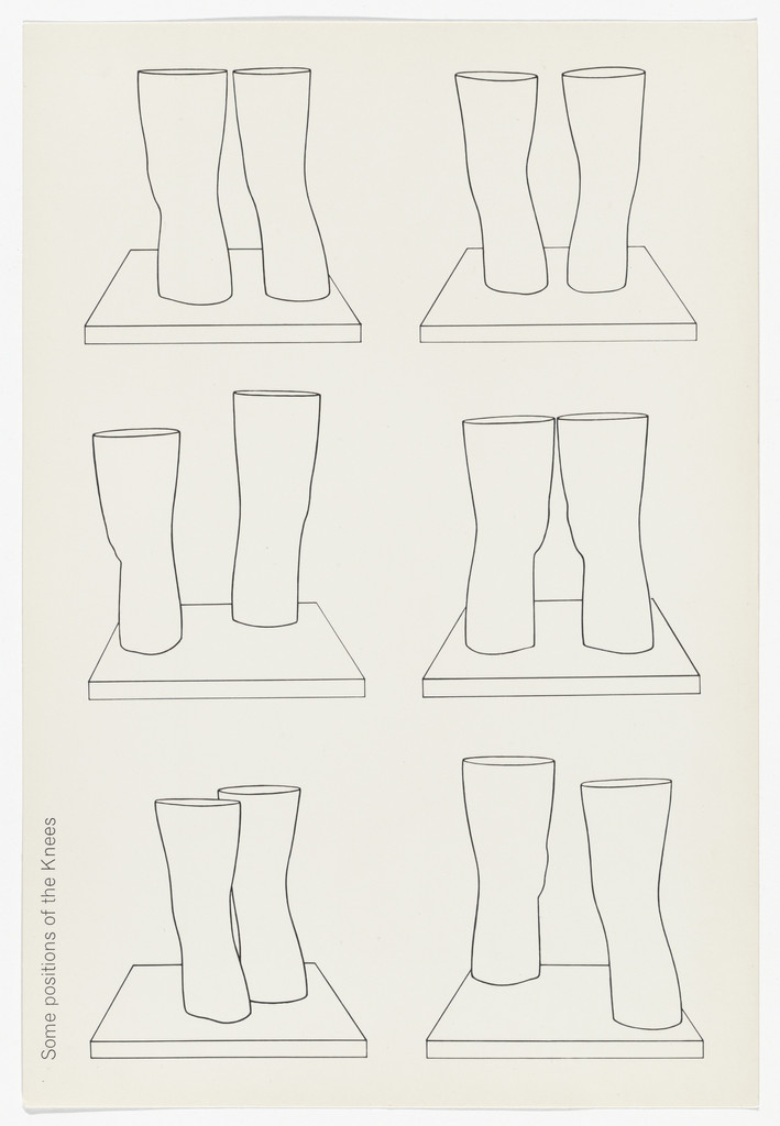 Untitled (Some Positions of the Knees) from London Knees 1966
