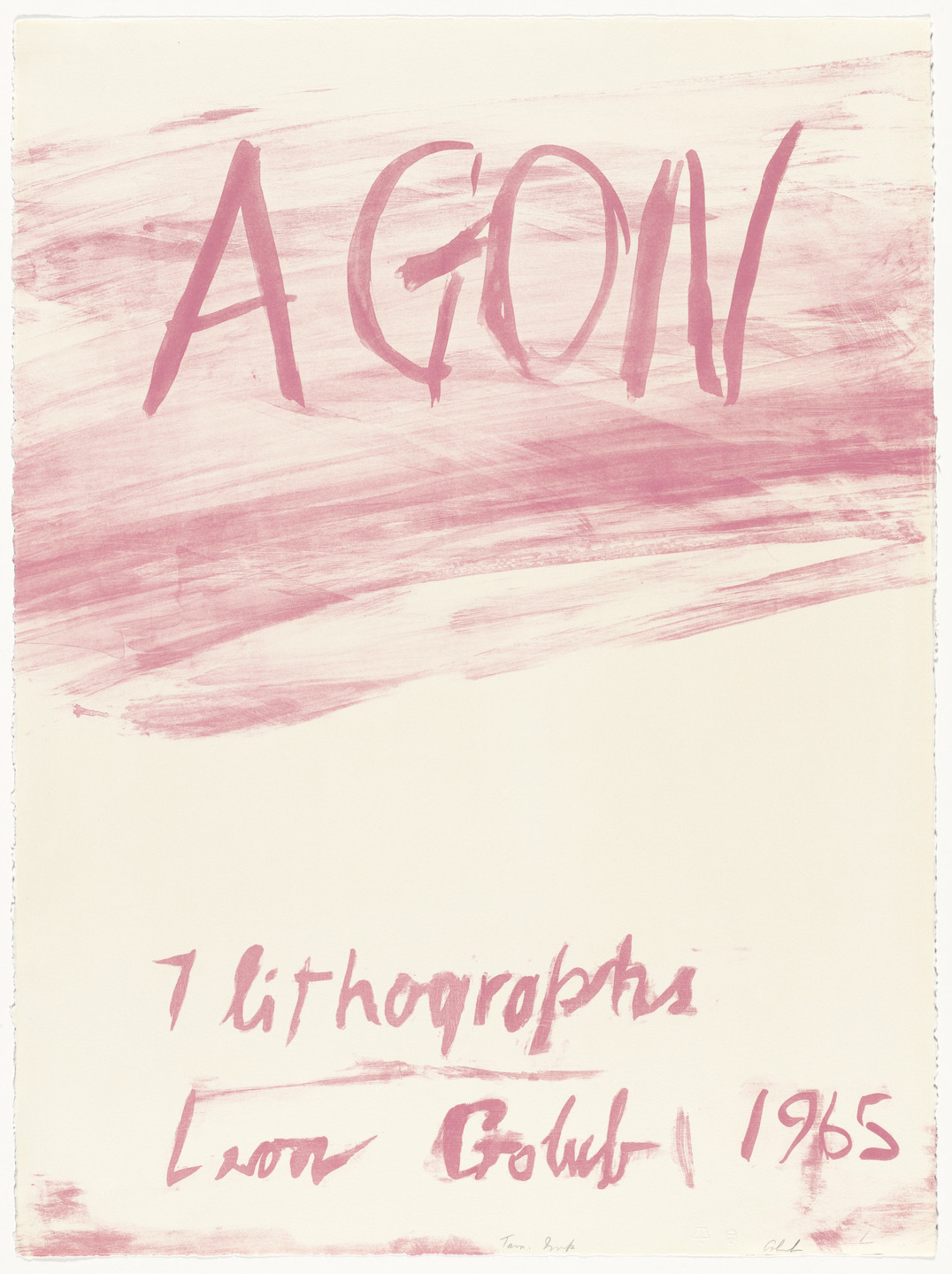 Leon Golub. Agon. 1965