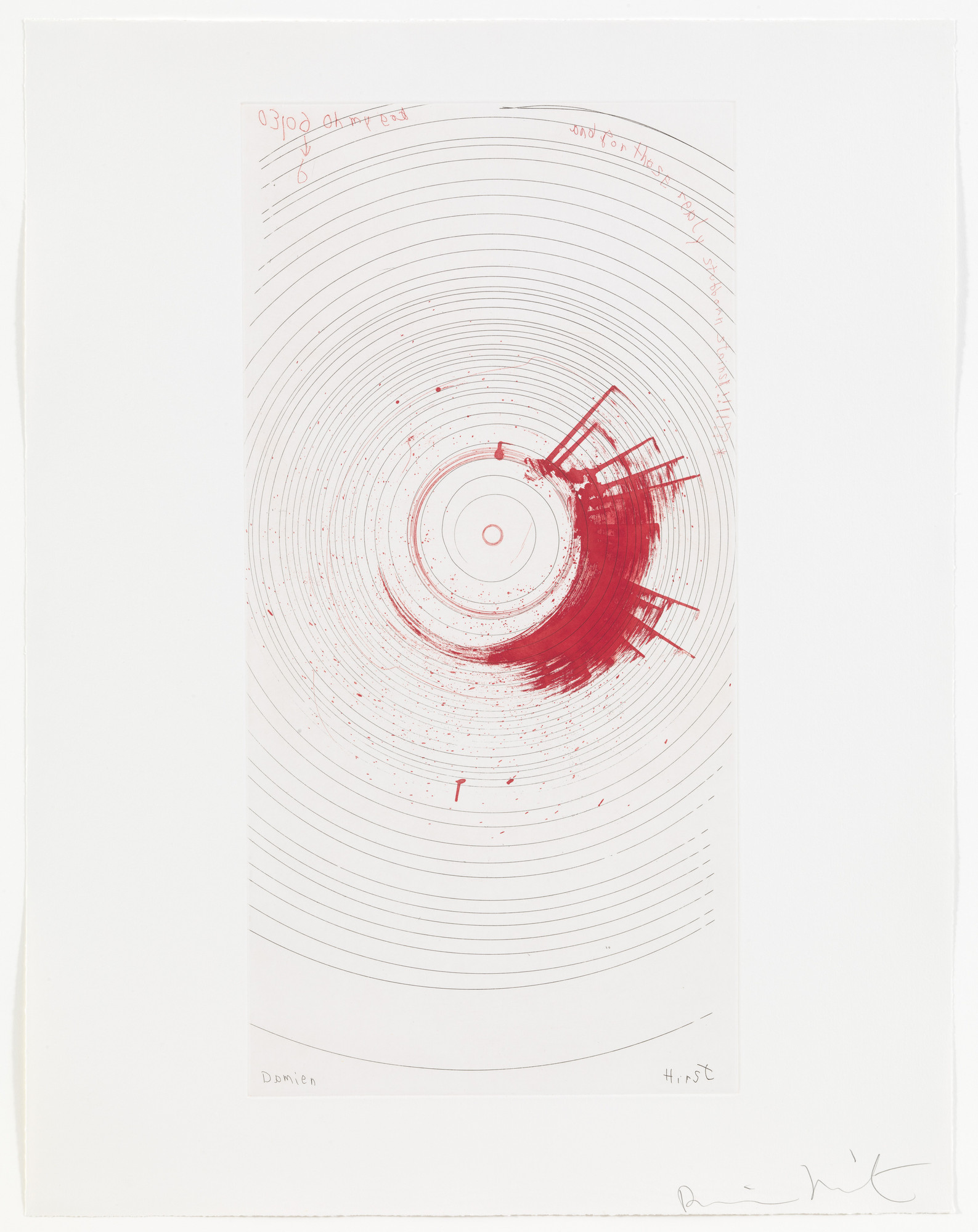 Damien Hirst. Oh my God...and for those really stubborn stains from In a Spin, the Action of the World on Things , Volume 1