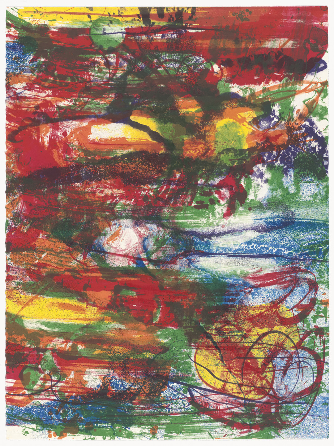 Carroll Dunham. Green (4th) from Red Shift. 1987–88