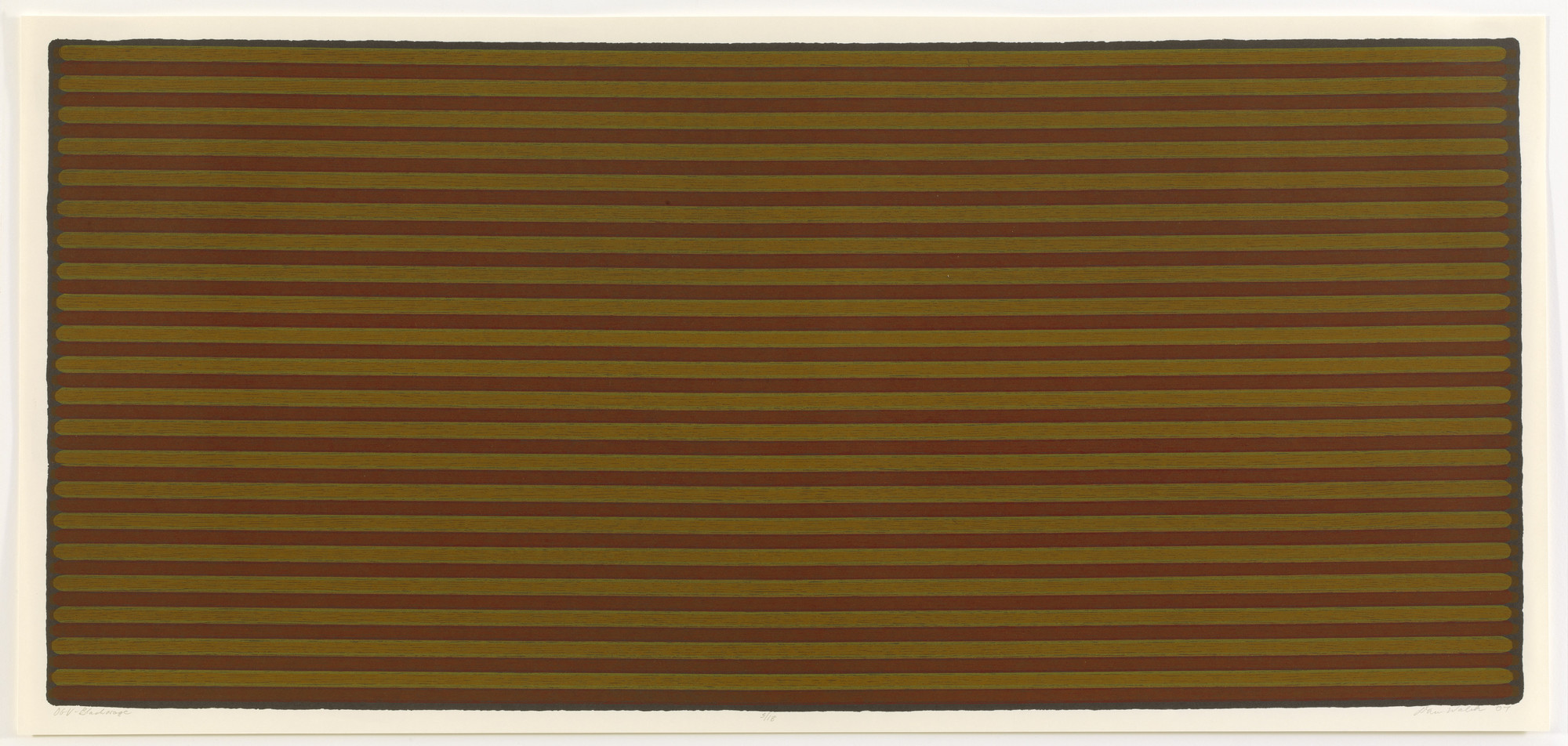 Dan Walsh. OGV-Blackorange from Untitled (OGV-Blackviolet, OGV-Blackgreen, and OGV-Blackorange). 2007
