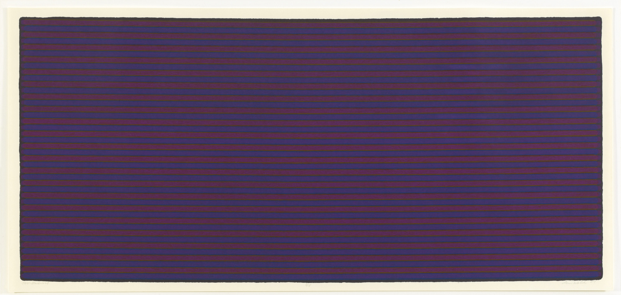 Dan Walsh. OGV-Blackviolet from Untitled (OGV-Blackviolet, OGV-Blackgreen, and OGV-Blackorange). 2007