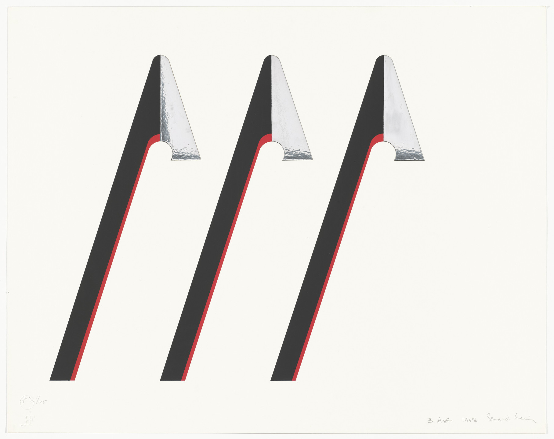 Gerald Laing. Three Axes from Witness. 1968