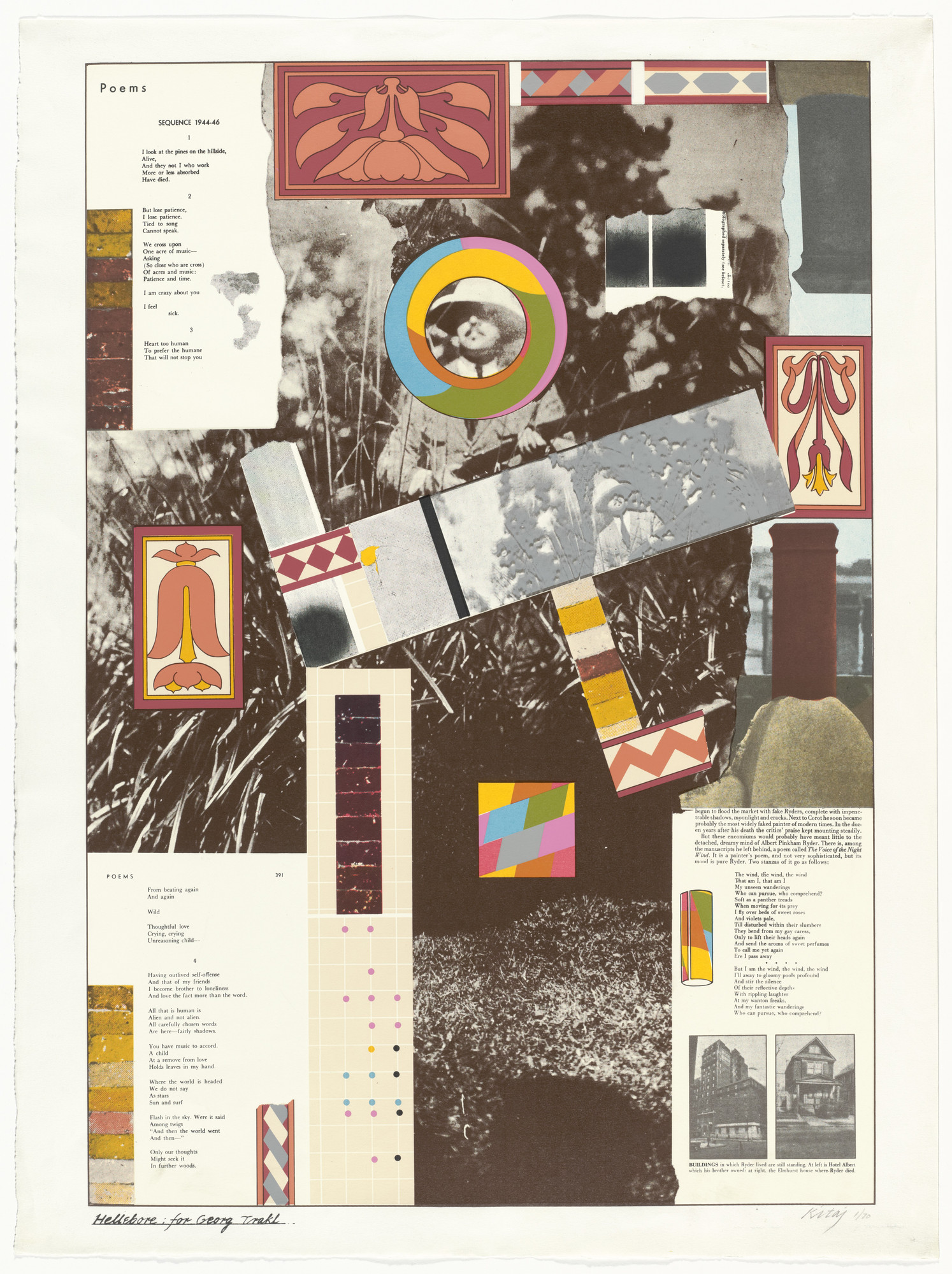 R. B. Kitaj. Hellebore for Georg Trakl from the portfolio Mahler Becomes Politics, Beisbol