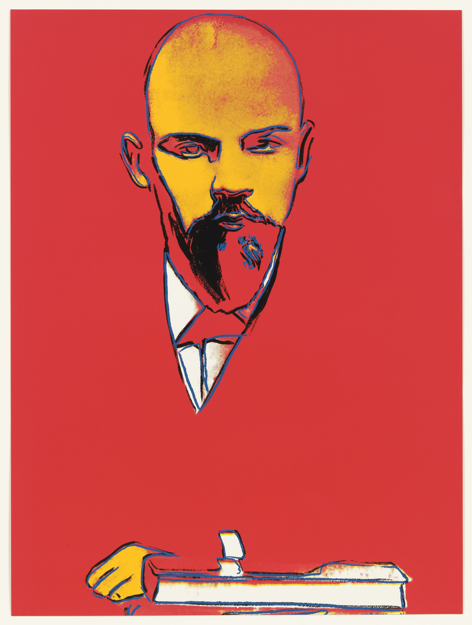 Andy Warhol. Red Lenin