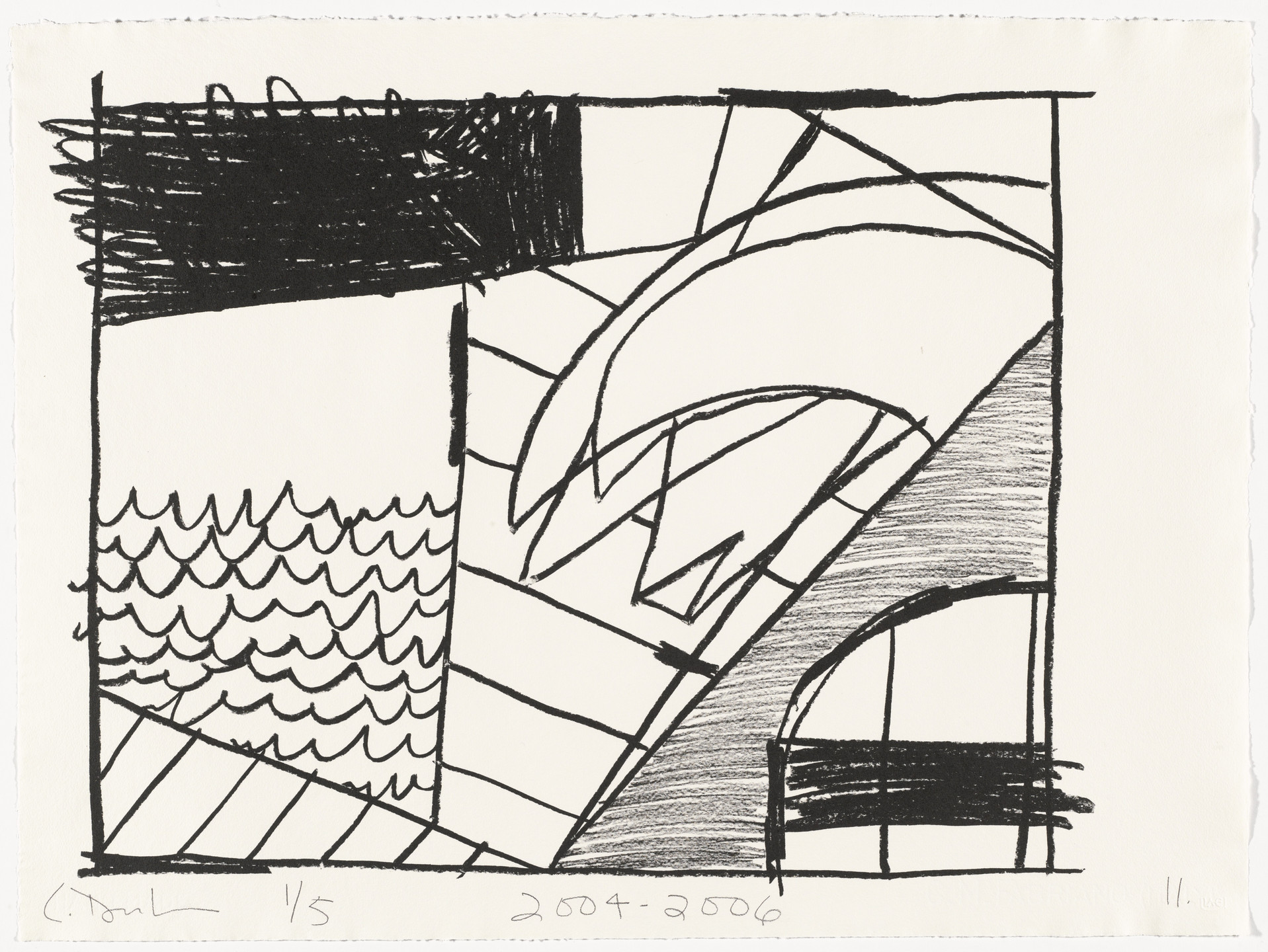 Carroll Dunham. Untitled (11) from Untitled. 2004-06