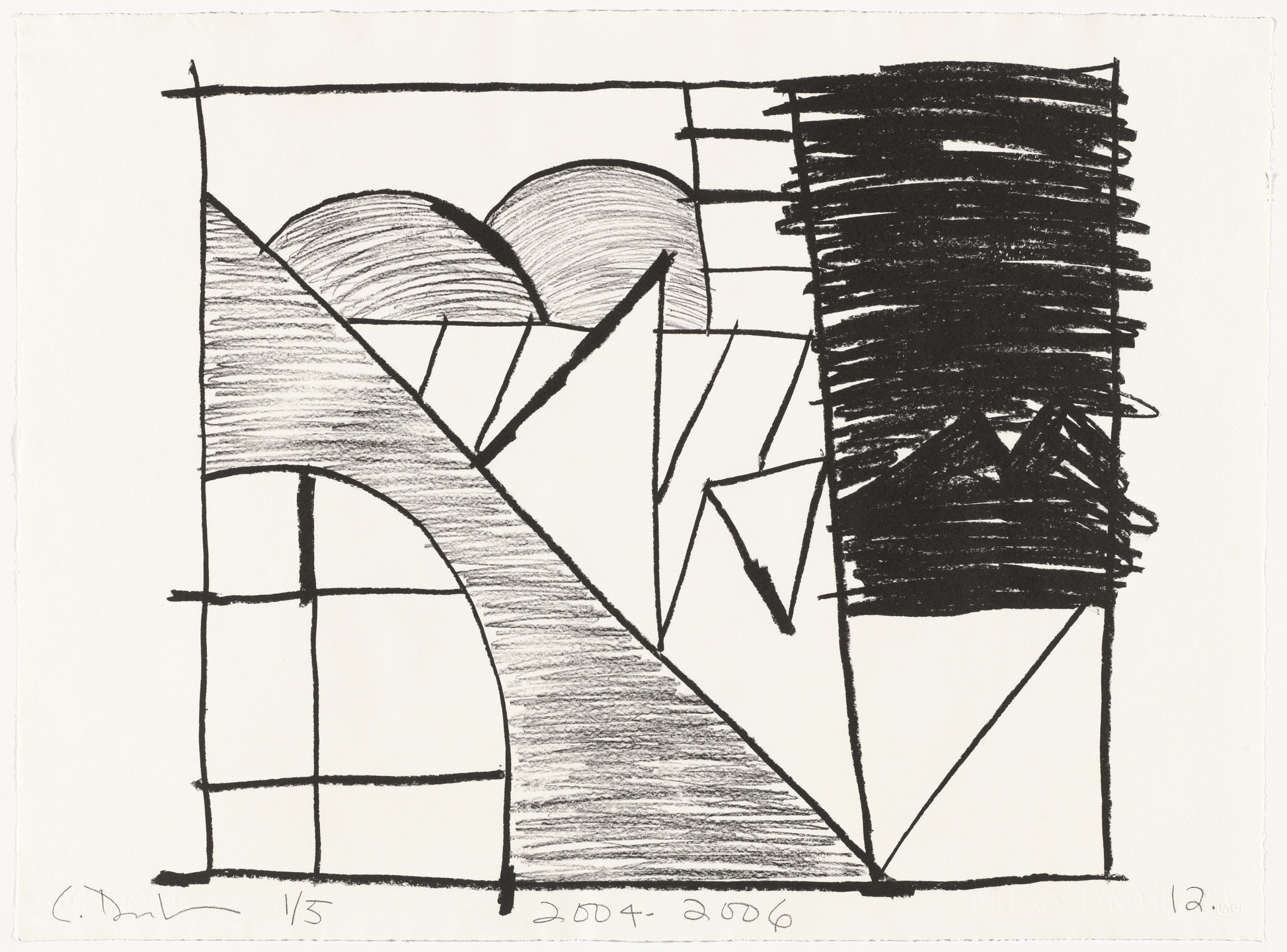 Carroll Dunham. Untitled (12) from Untitled. 2004-06