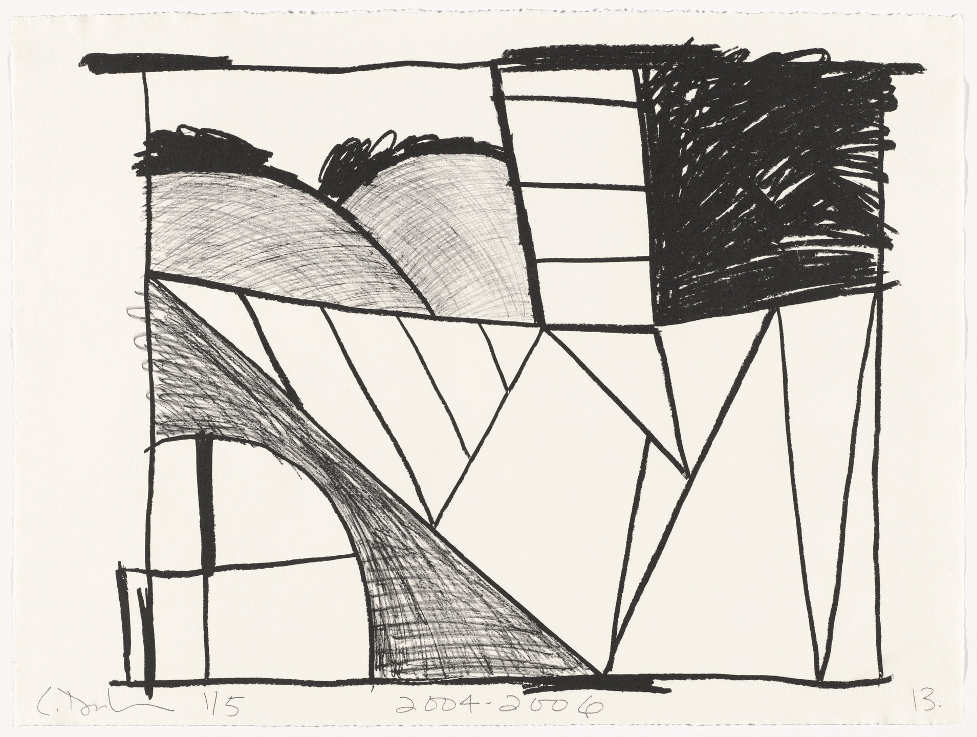 Carroll Dunham. Untitled (13) from Untitled. 2004-06