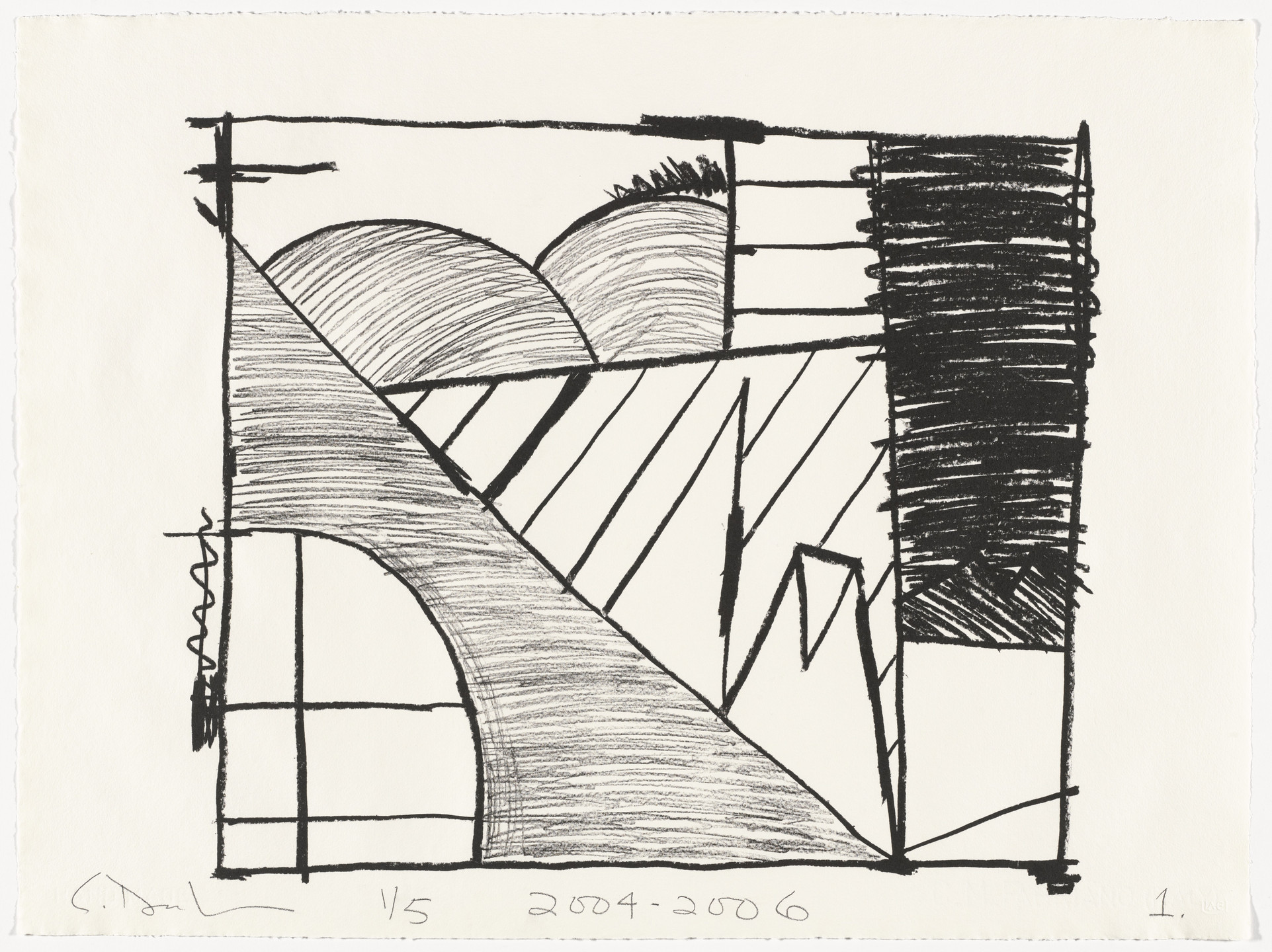 Carroll Dunham. Untitled (1) from Untitled. 2004-06