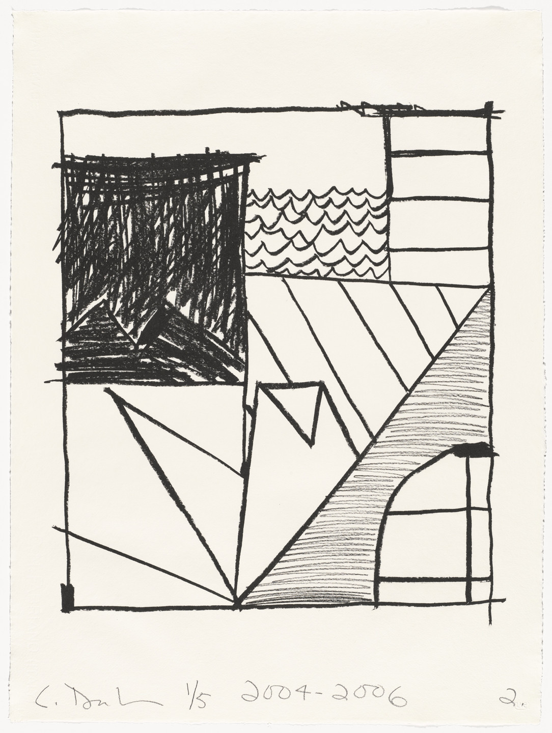 Carroll Dunham. Untitled (2) from Untitled. 2004-06