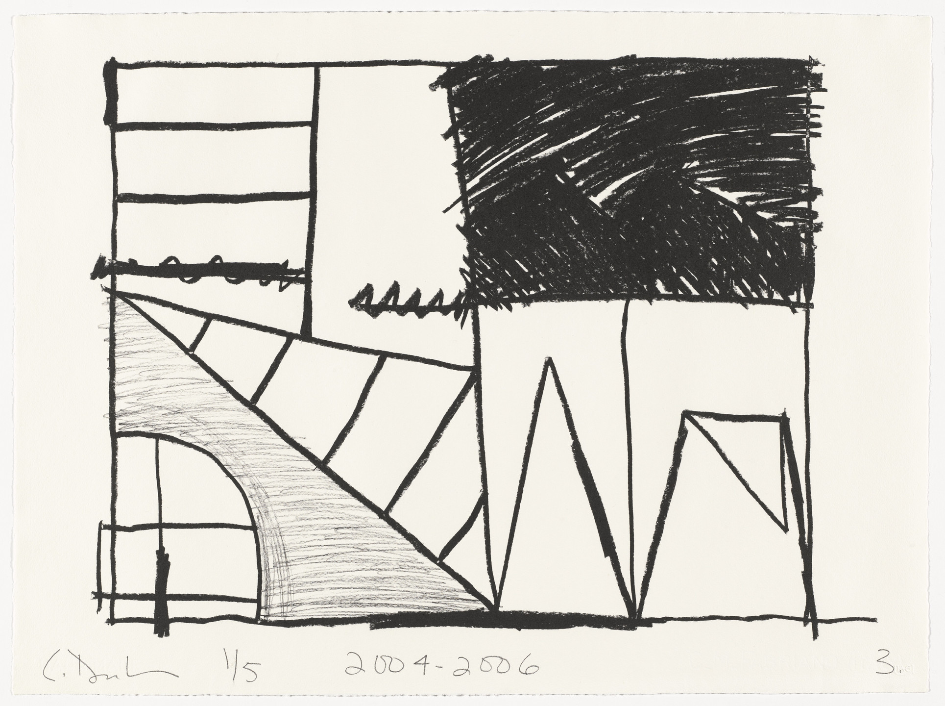 Carroll Dunham. Untitled (3) from Untitled. 2004-06