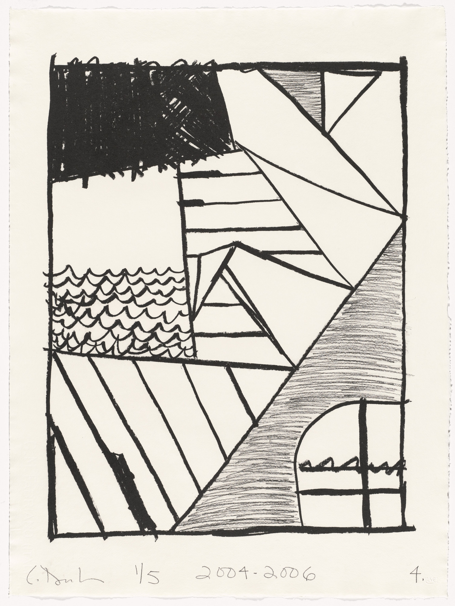 Carroll Dunham. Untitled (4) from Untitled