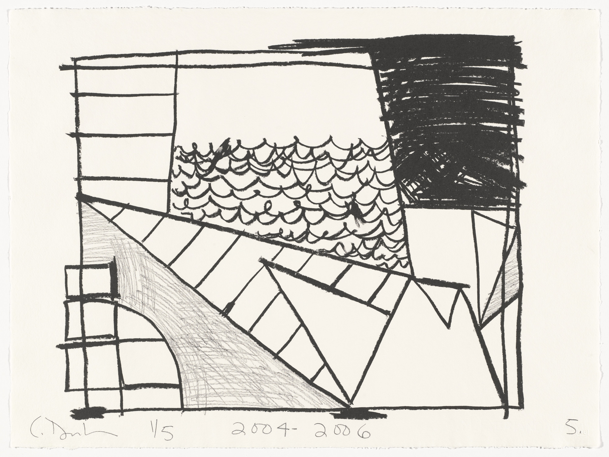 Carroll Dunham. Untitled (5) from Untitled