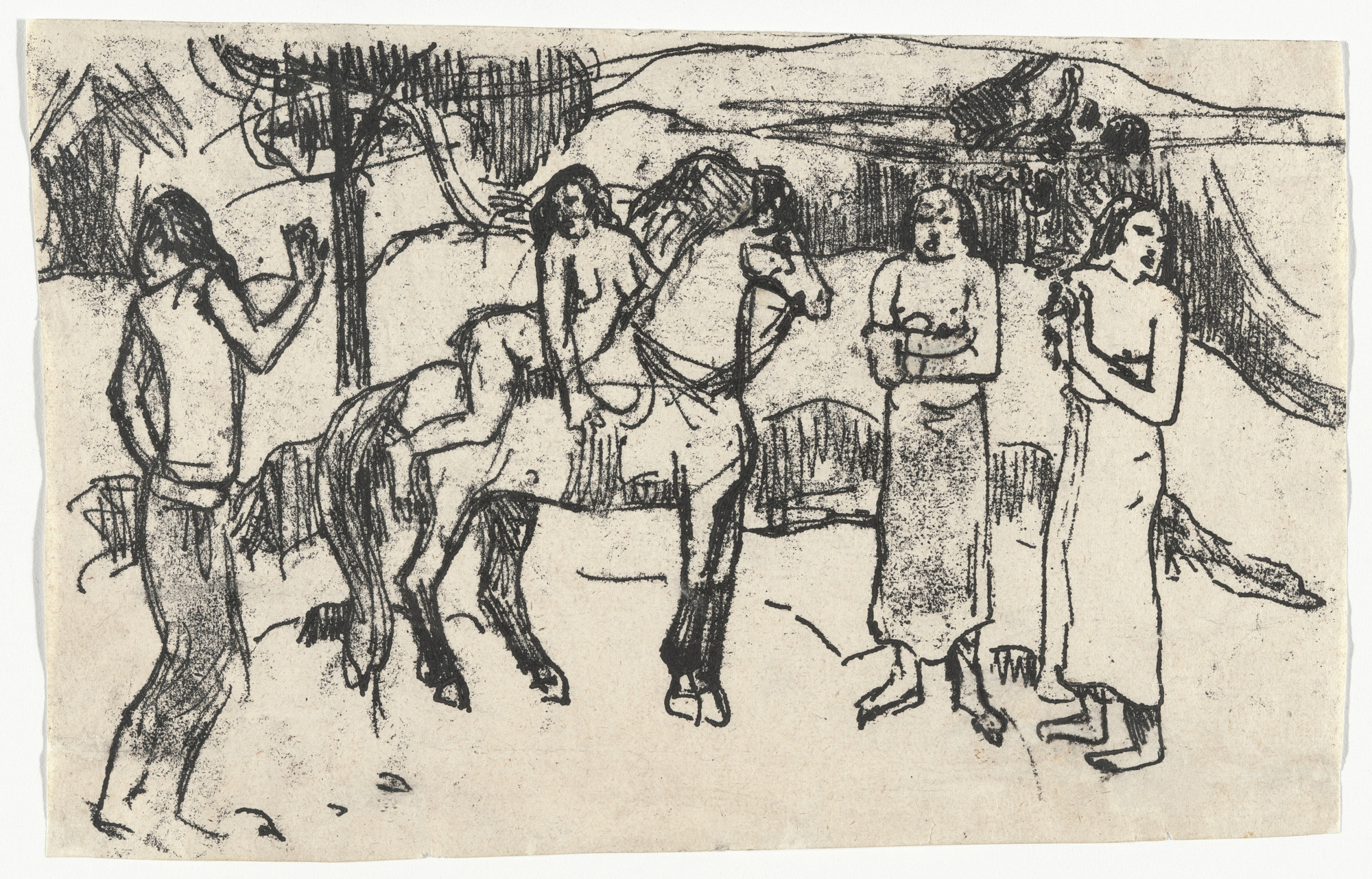Paul Gauguin. Change of Residence