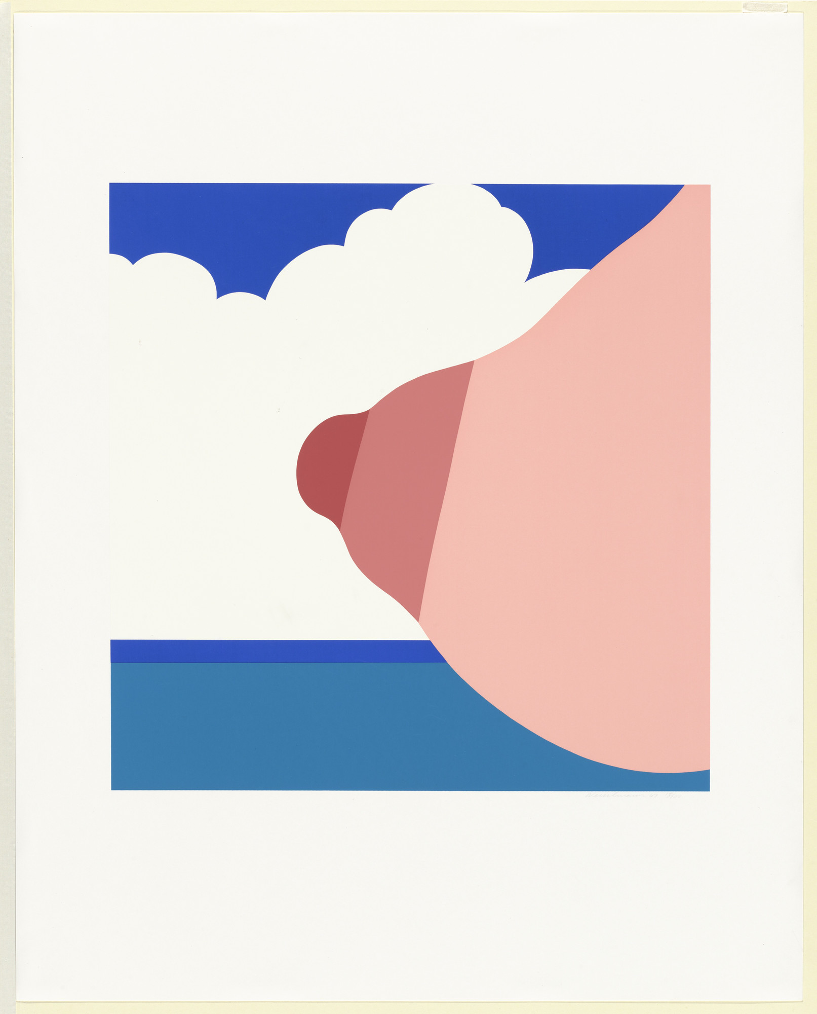 Tom Wesselmann. Seascape (Tit) from Graphik USA