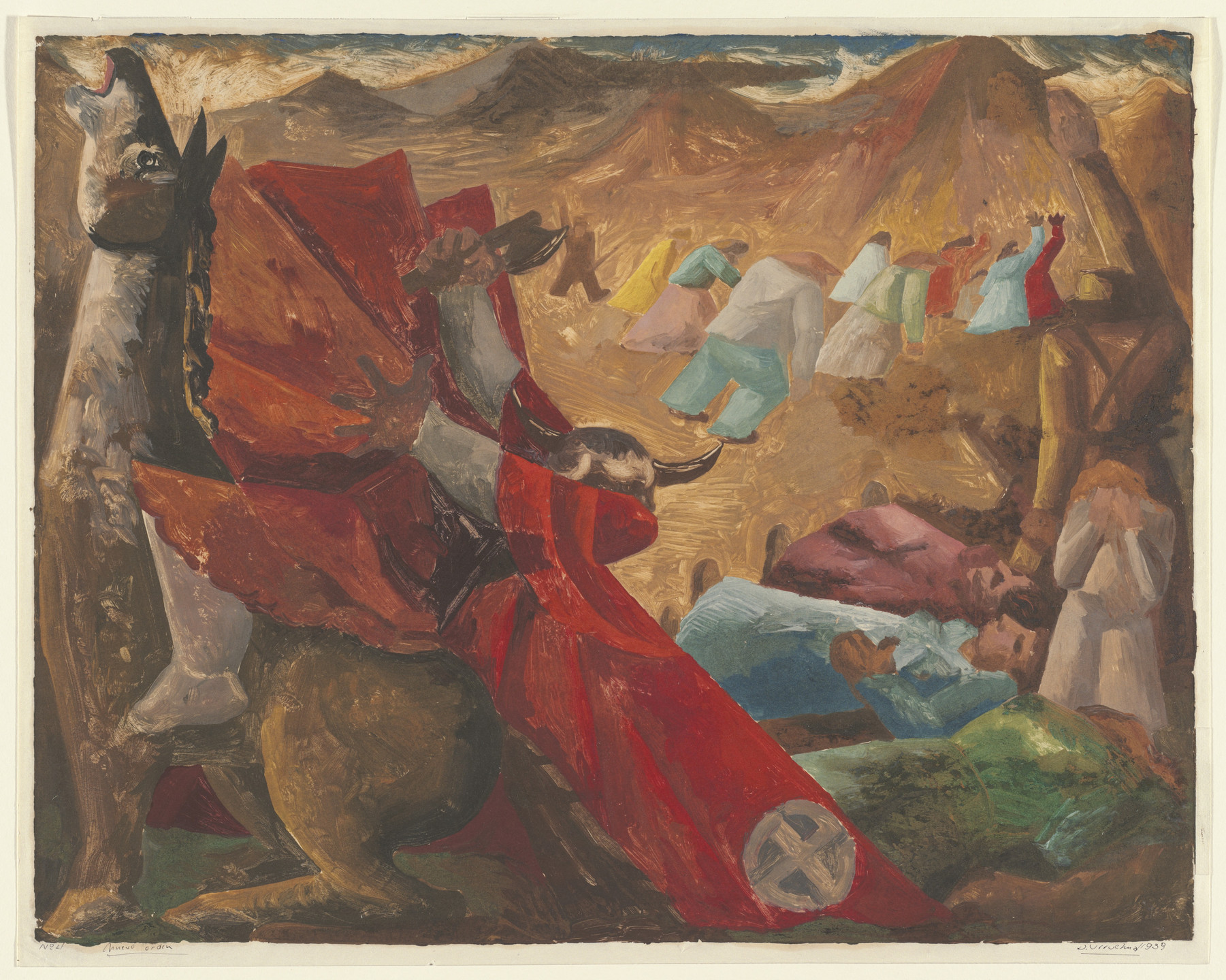 Demetrio Urruchúa. The New Order (Nuevo orden). 1939