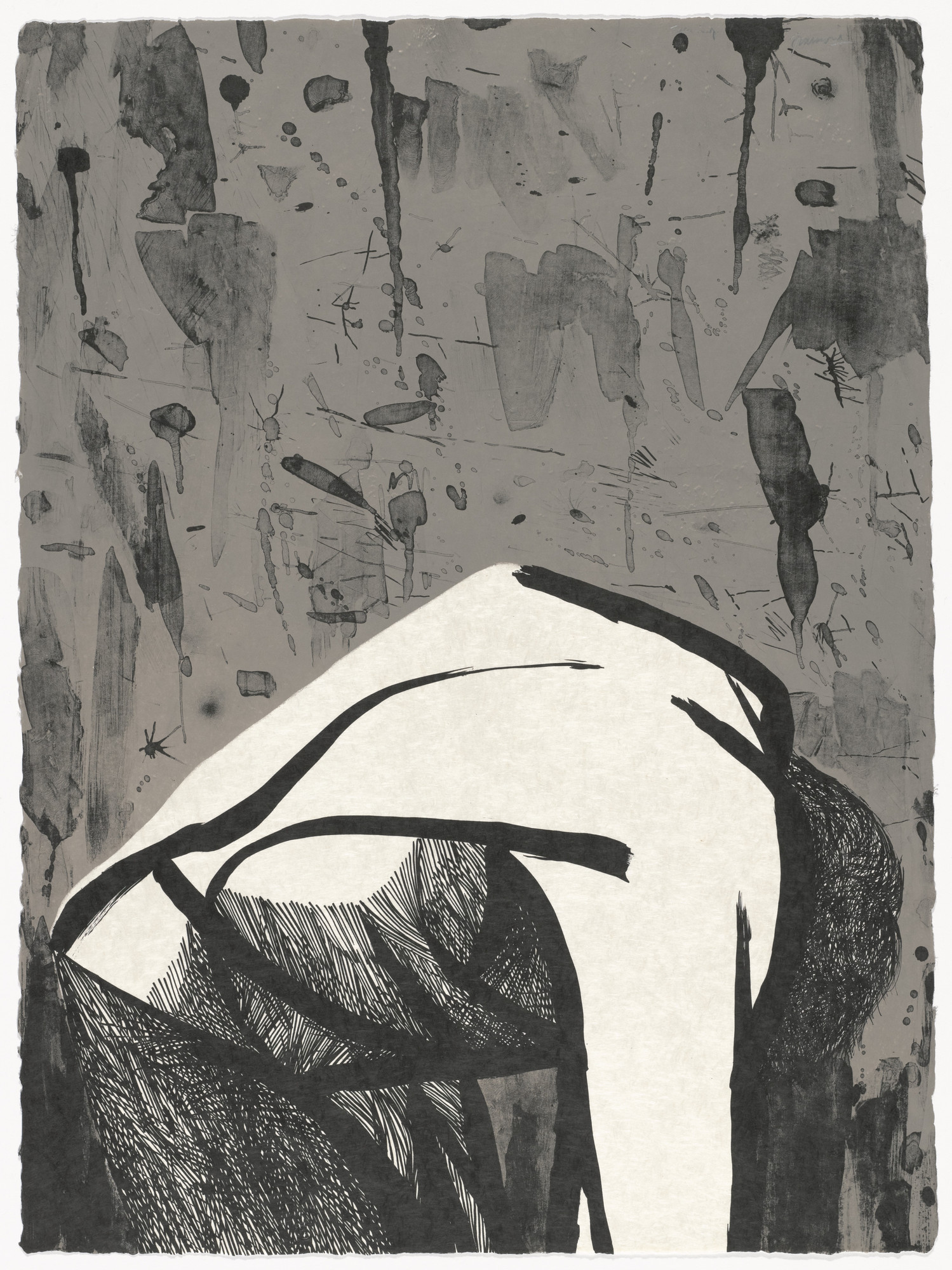 Antonio Frasconi. Falling (plate, folio 6) from Oda a Lorca
