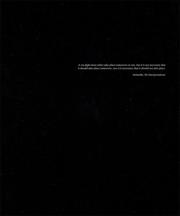 Allan Sekula. Text panel from the series Fish Story. 1988-95