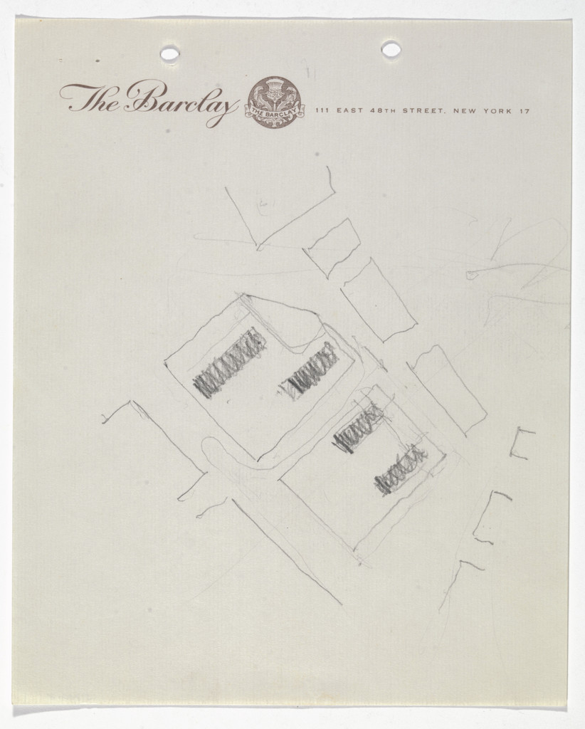 Battery Park Apartment Buildings Project, New York, NY (Site plan sketch)