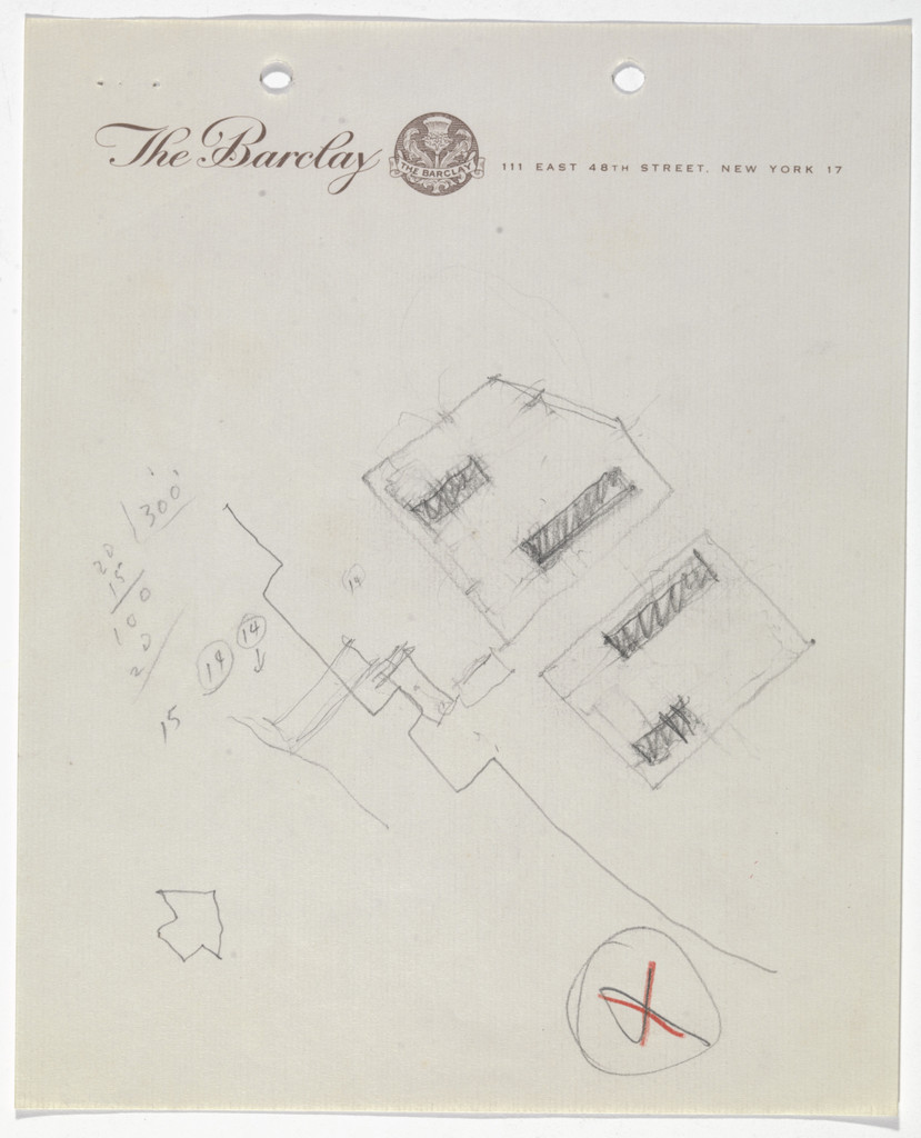 Battery Park Apartment Buildings Project, New York, NY (Site plan sketch)