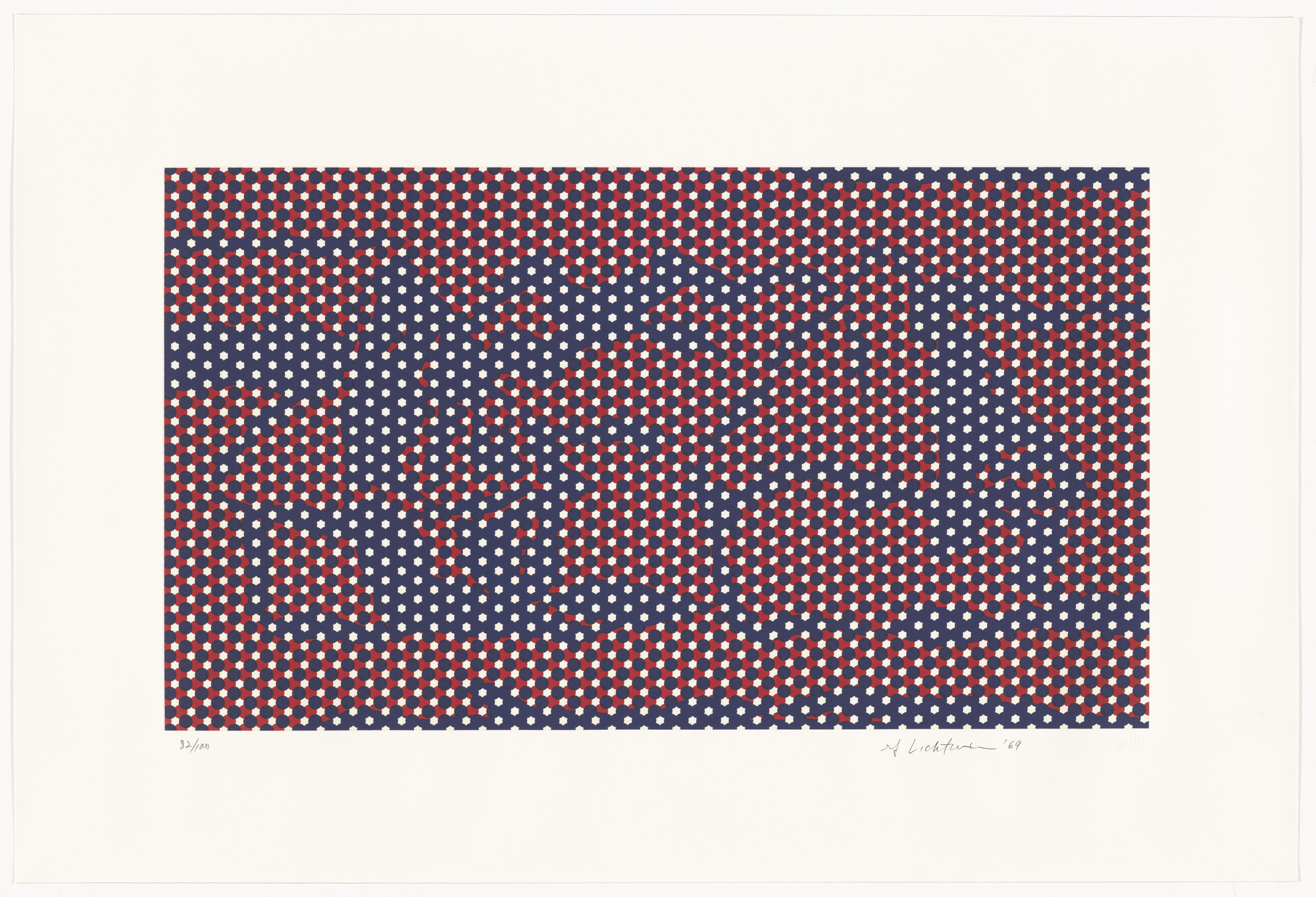 Roy Lichtenstein. Haystack #4 from Haystack Series