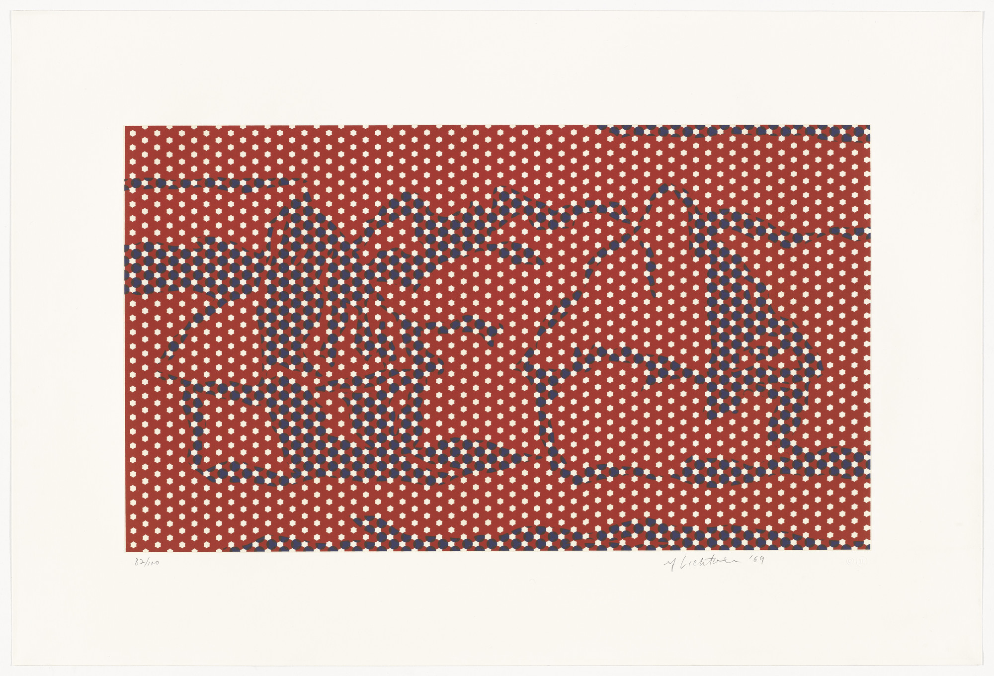 Roy Lichtenstein. Haystack #5 from Haystack Series