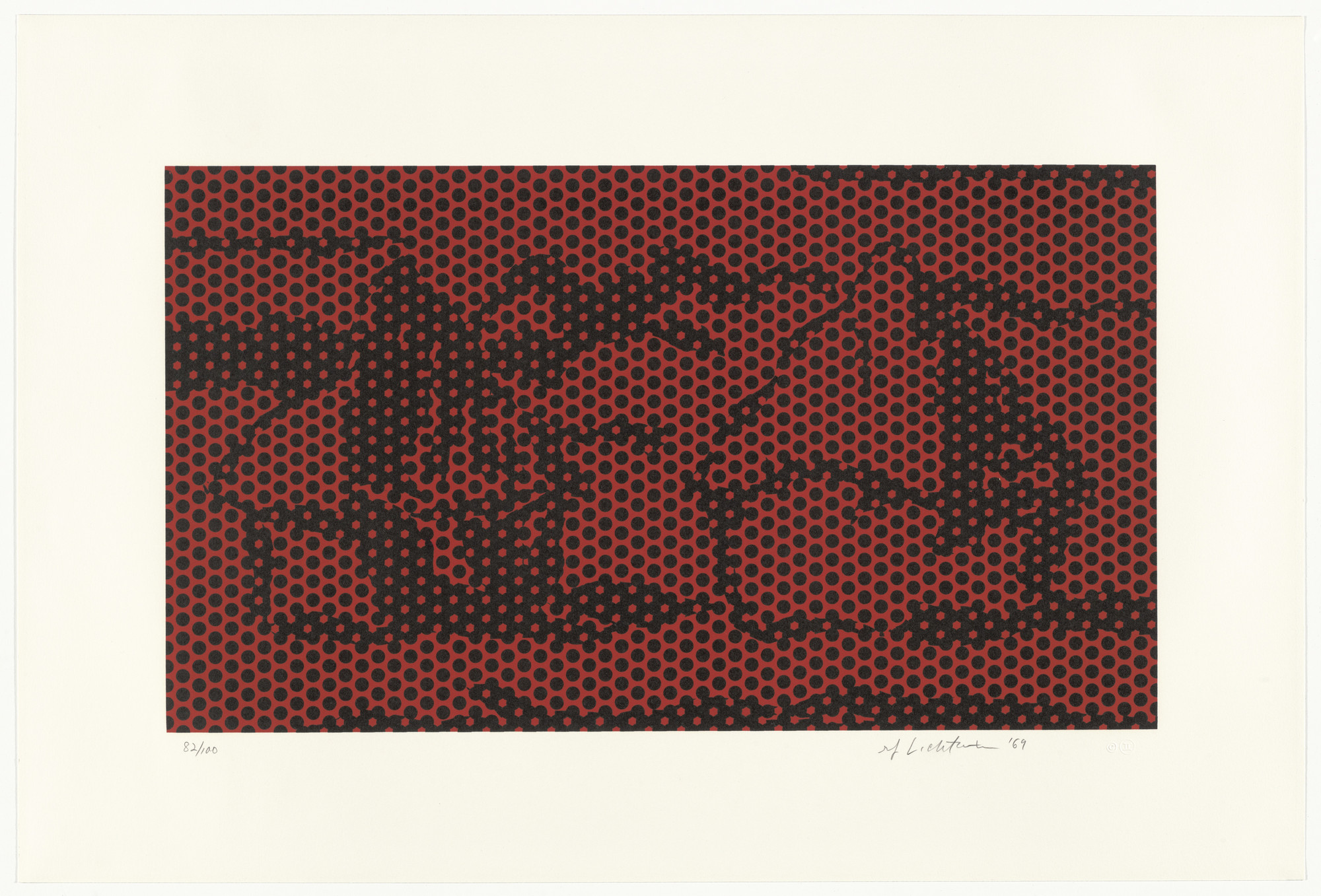 Roy Lichtenstein. Haystack #6 from Haystack Series