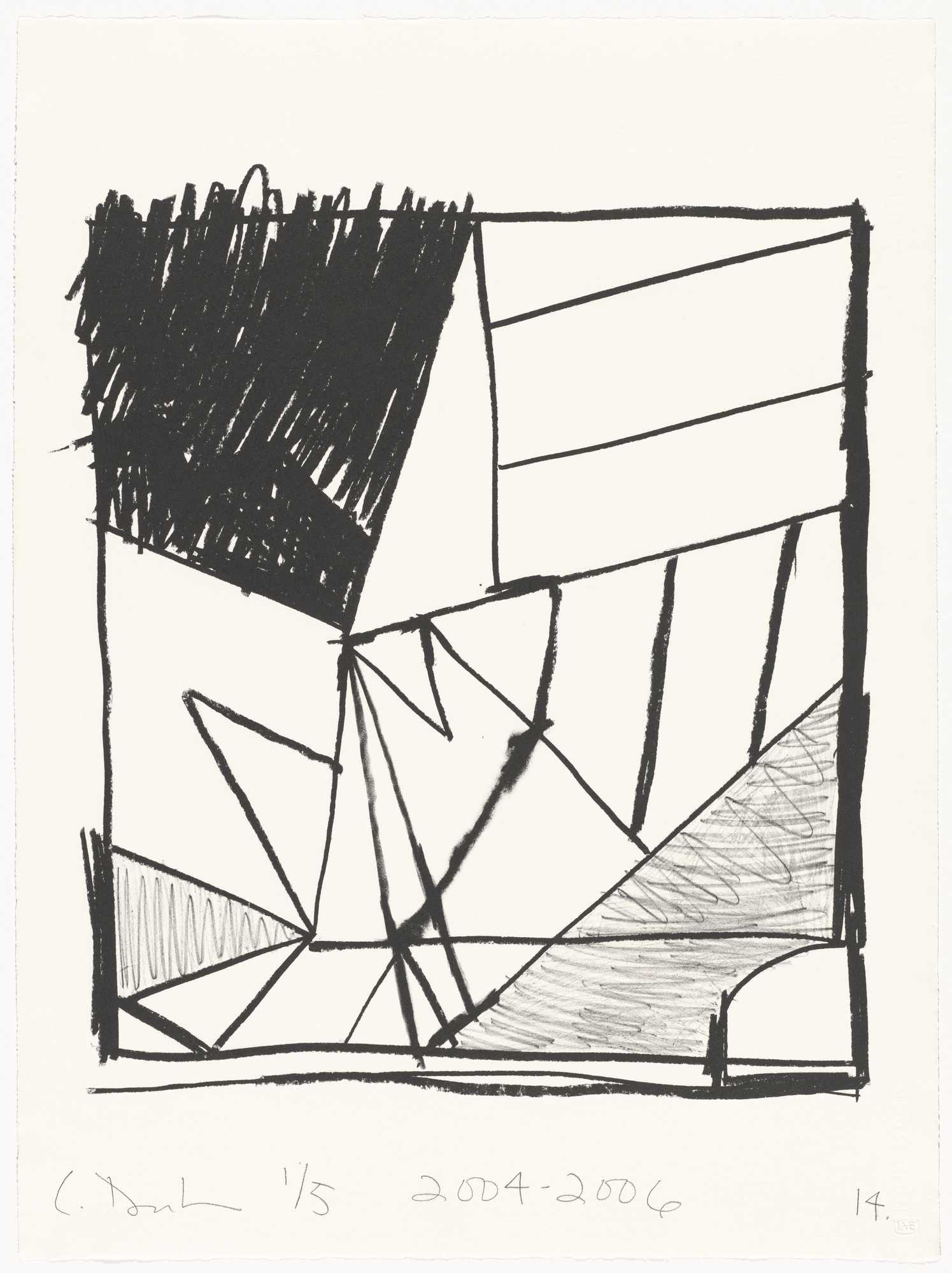 Carroll Dunham. Untitled (14) from Untitled
