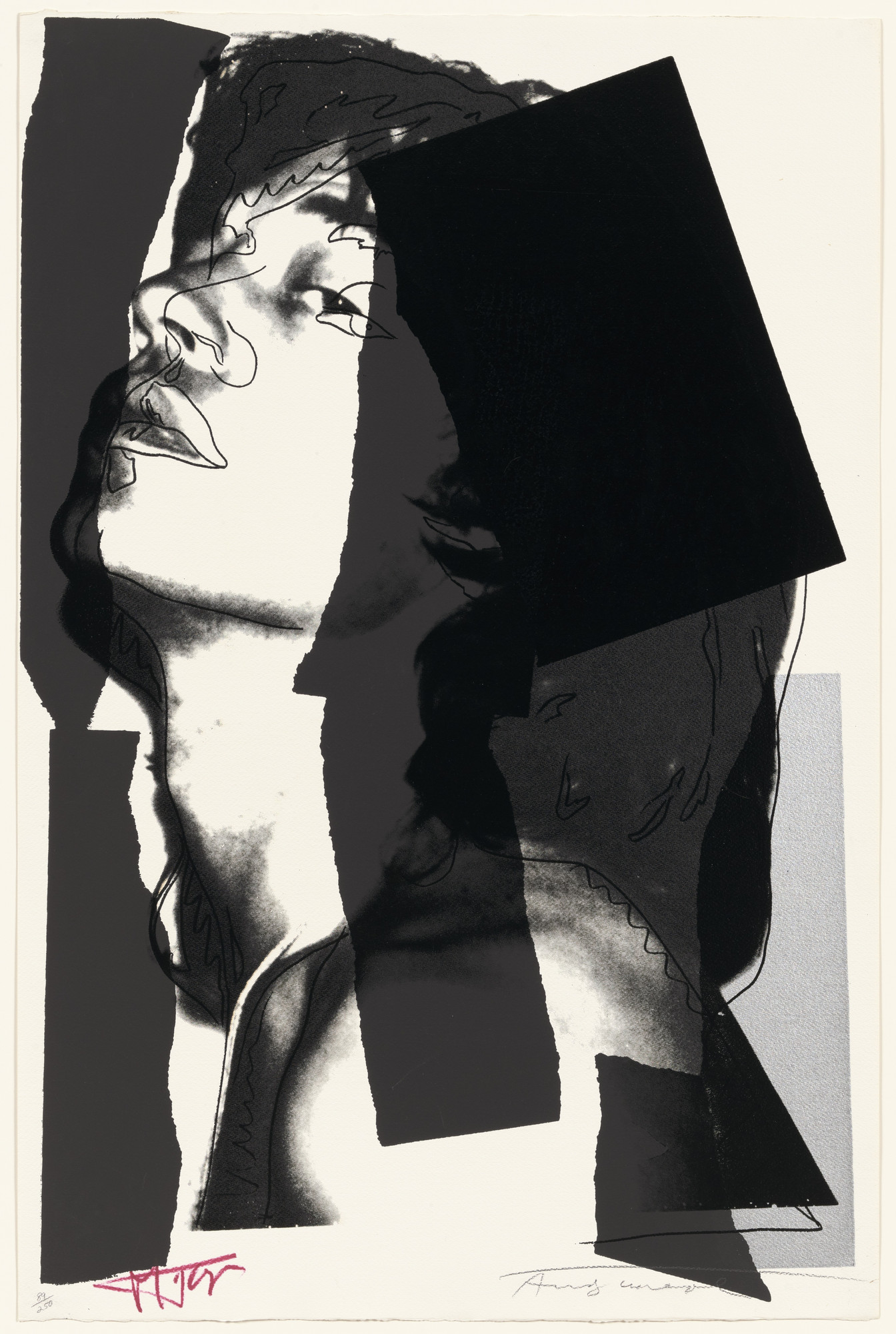 Andy Warhol. Mick Jagger from the portfolio Mick Jagger