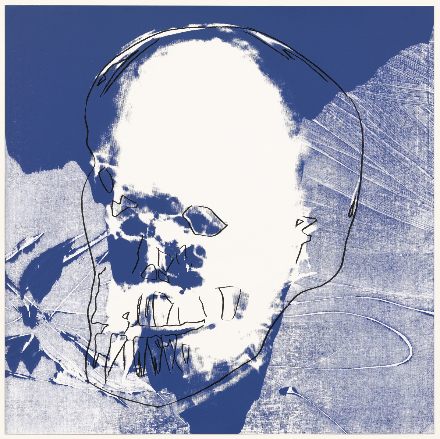 Andy Warhol. Philip&#39;s Skull (Cat Scan). c. 1983