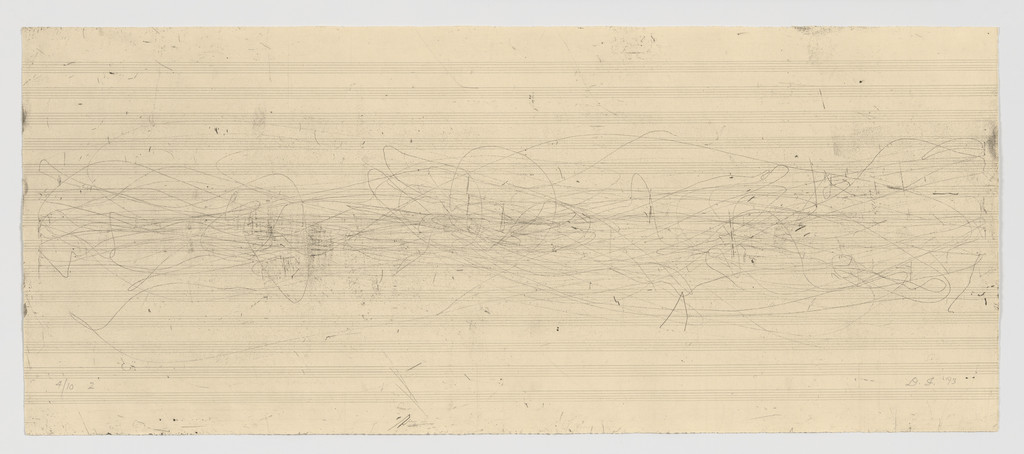 Untitled from A variation on 79, side to side passes on a dumball, dedicated to the memory of John Cage 1912-1992